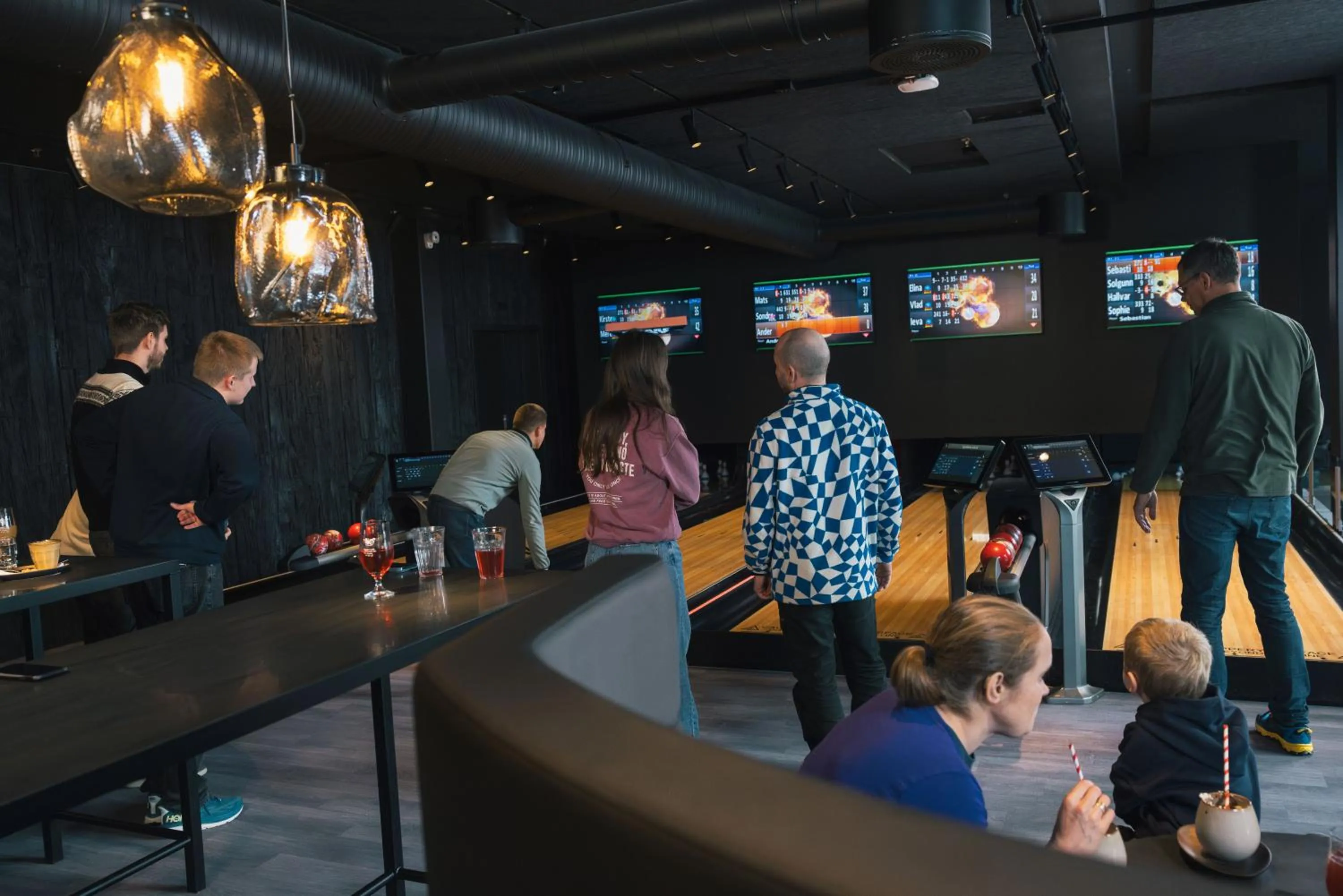 Bowling in Myrkdalen Resort Hotel