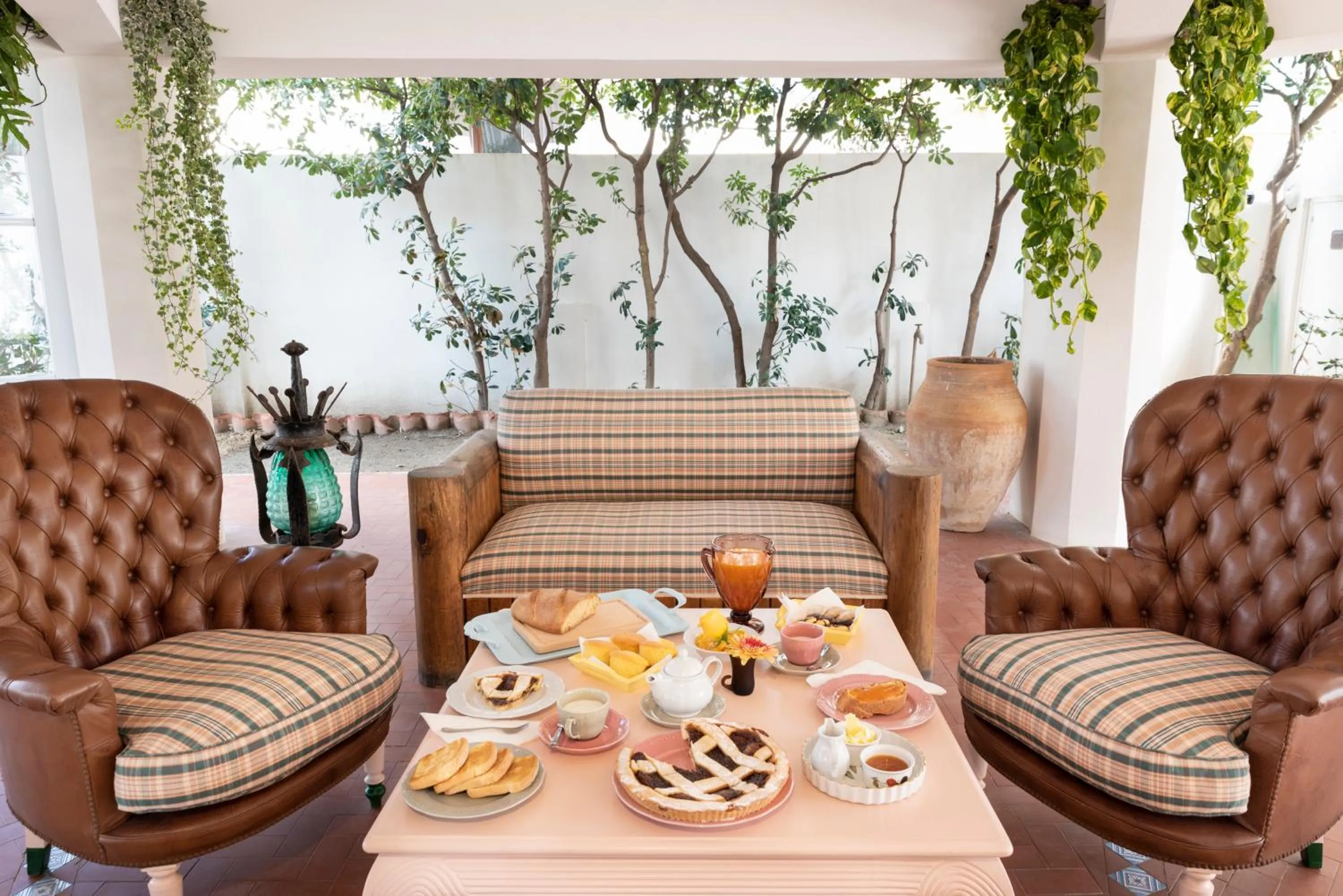 Patio in LA FORESTERIA DI MAESTINA