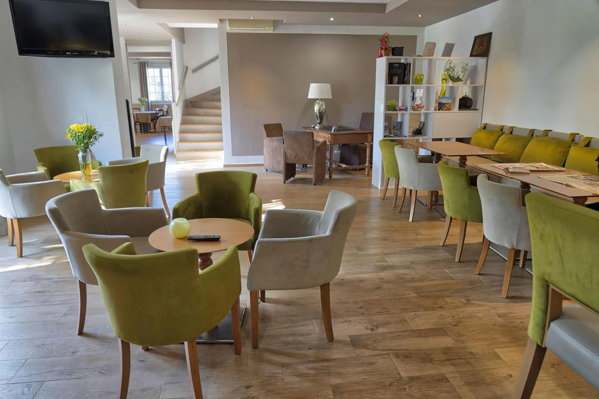 Lobby or reception in Auberge les Oliviers