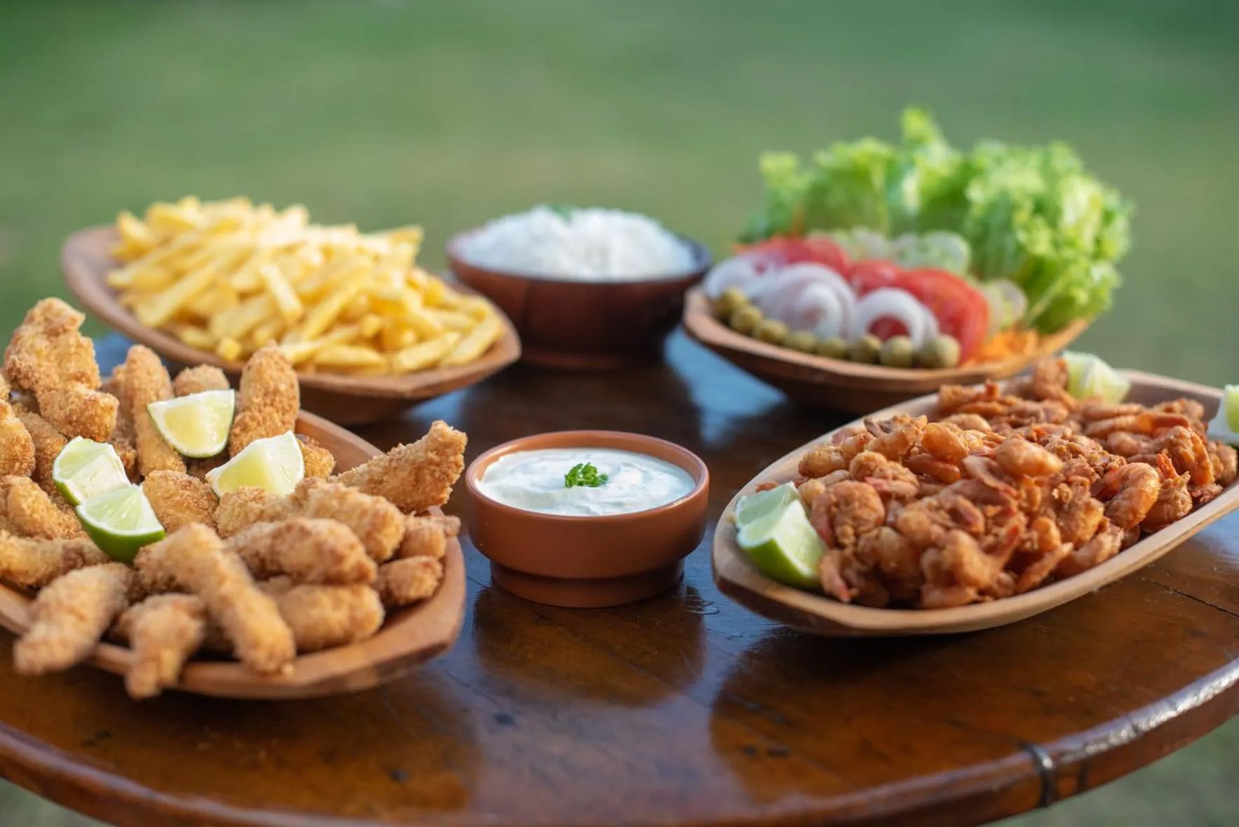 Lunch in Pousada Conca di Mare - Festa de Reveillon & Ceia de Natal - Pé na areia
