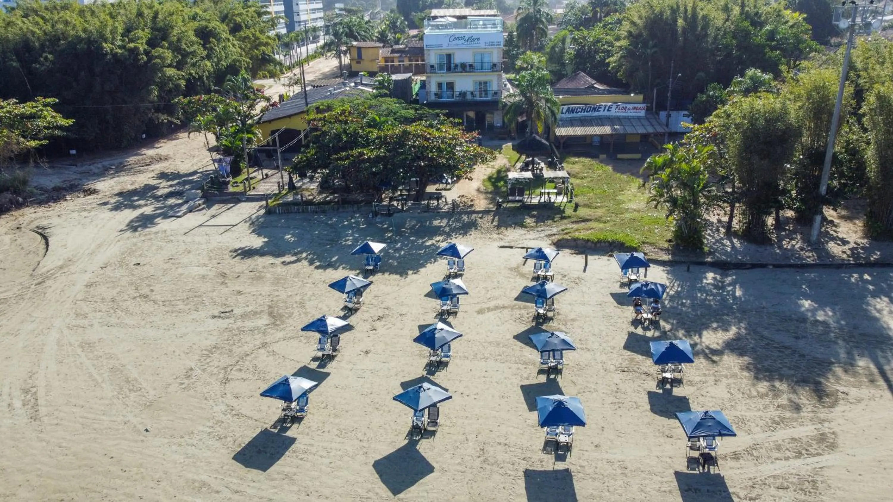 Bird's eye view in Pousada Conca di Mare - Festa de Reveillon & Ceia de Natal - Pé na areia