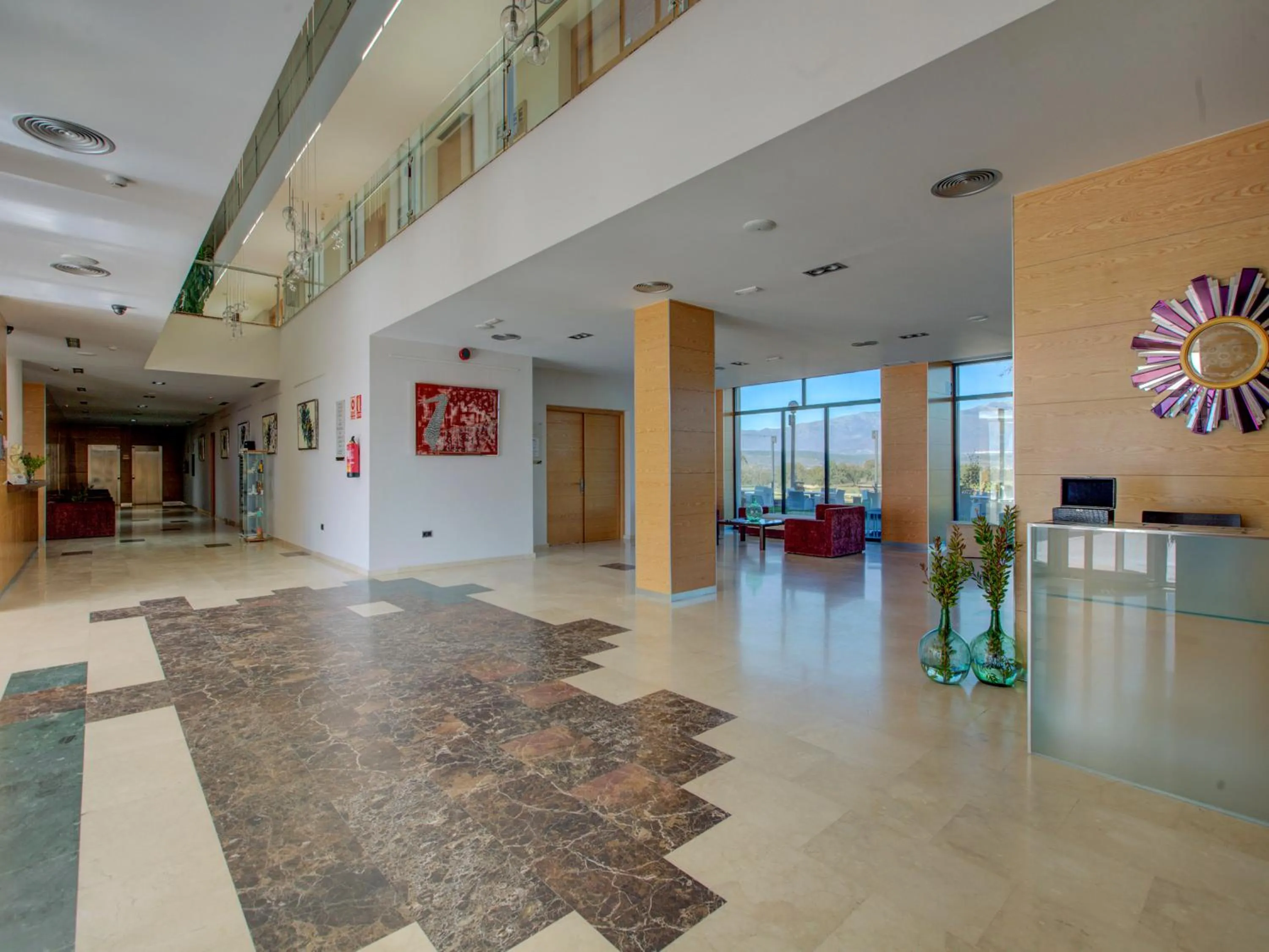Lobby or reception in Hospedium Hotel Valles de Gredos Golf