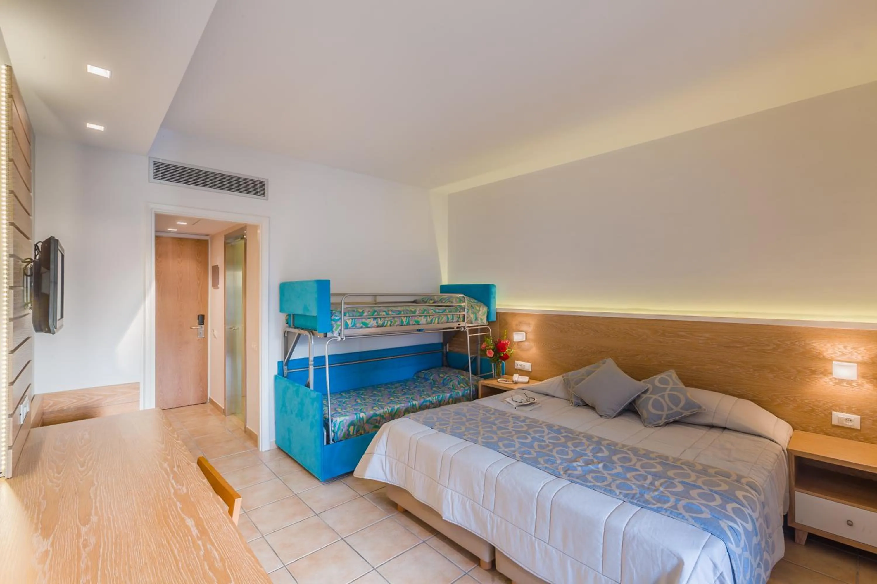 Bed in Tigaki Beach Hotel