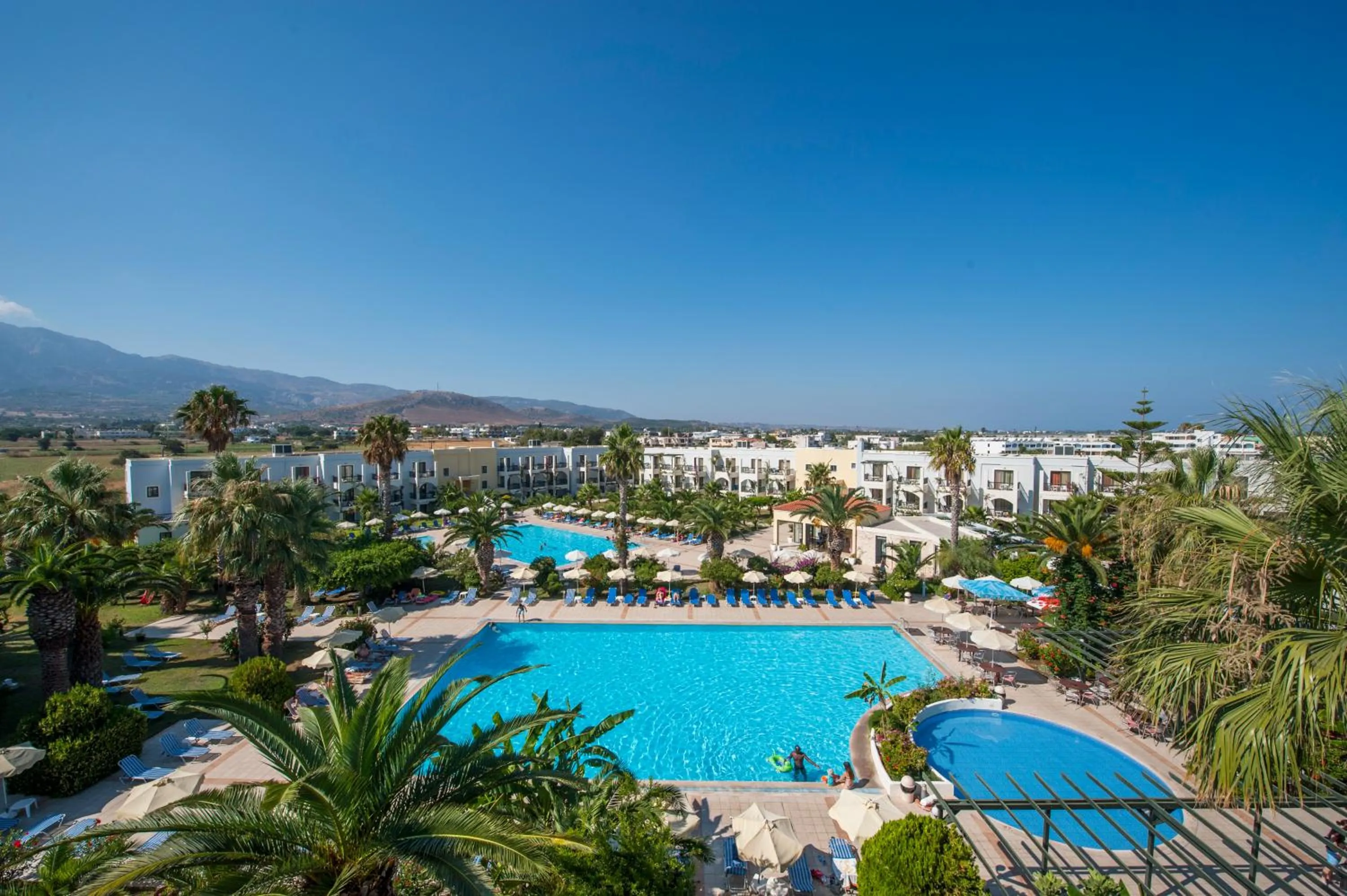 Pool view in Tigaki Beach Hotel