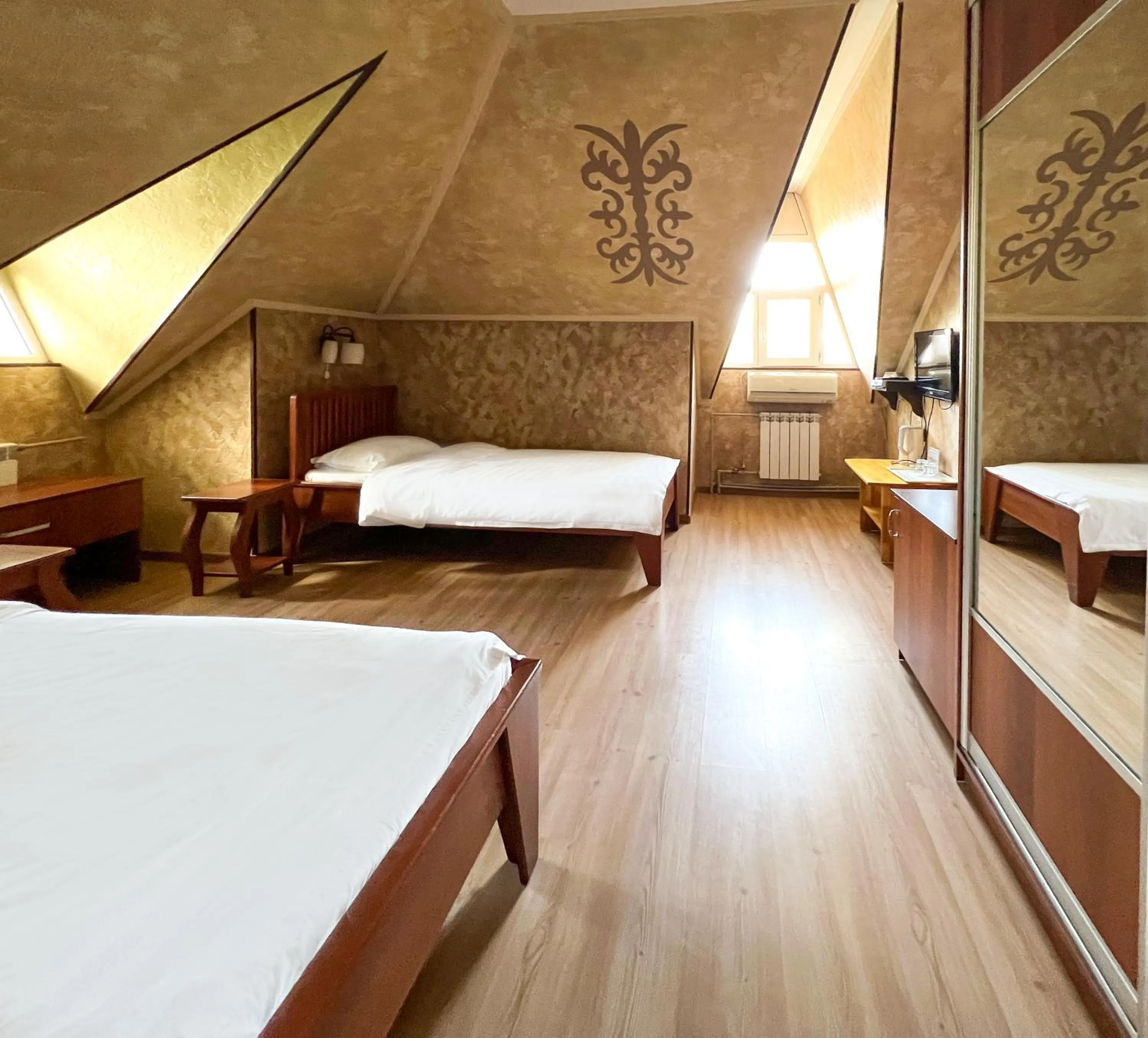 Bed in Asian Mountains