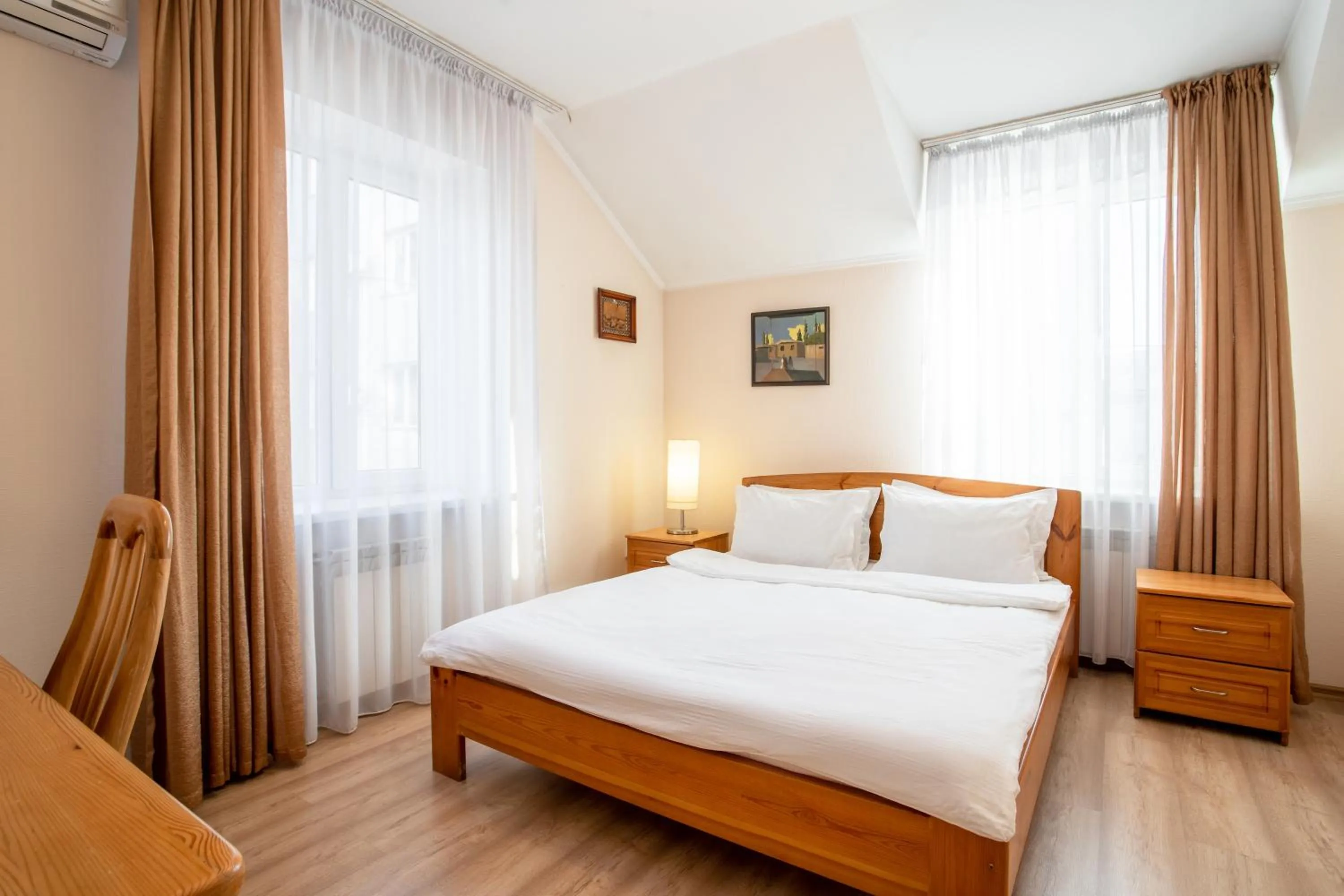 Bed in Asian Mountains