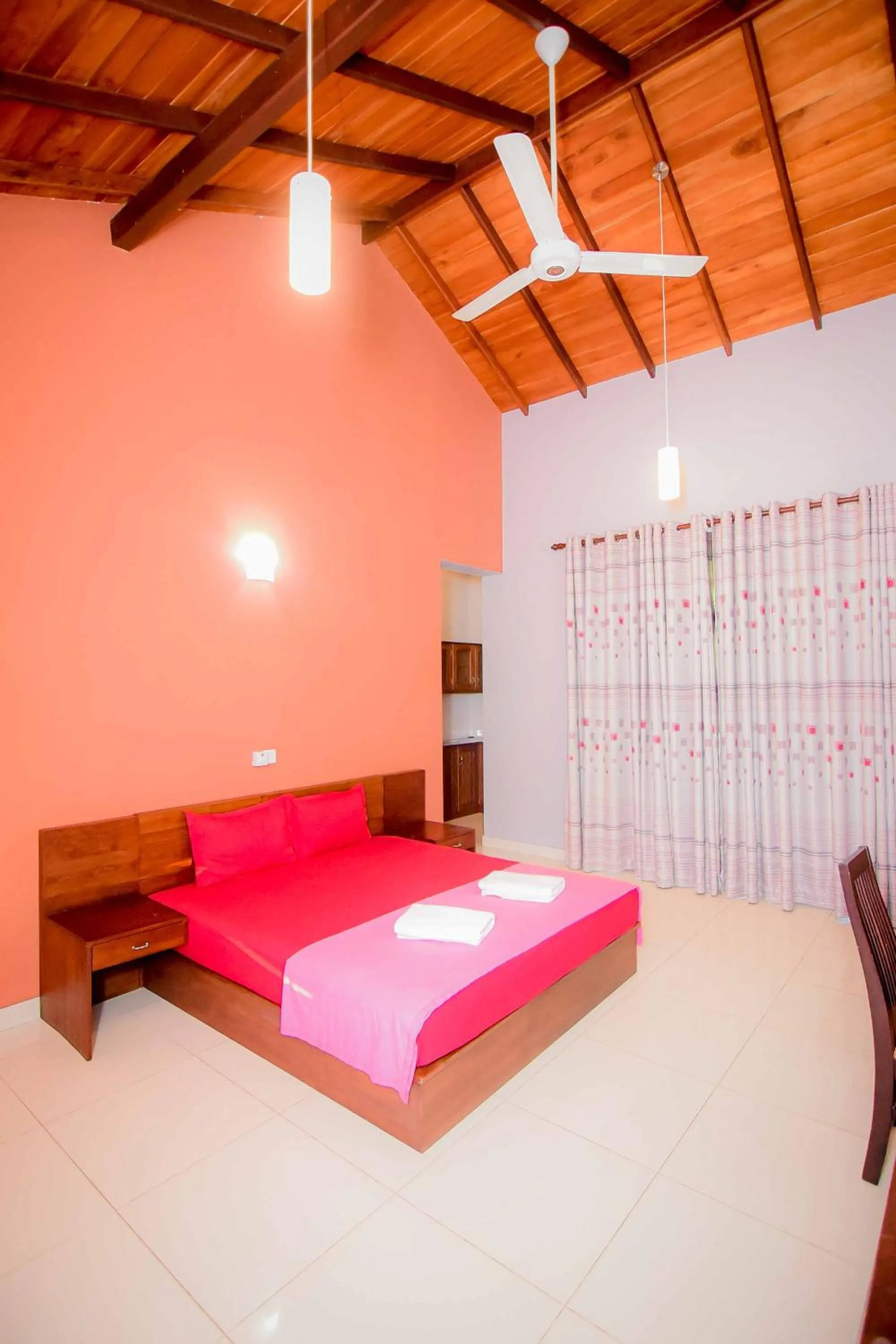 Bed in Airport Villa