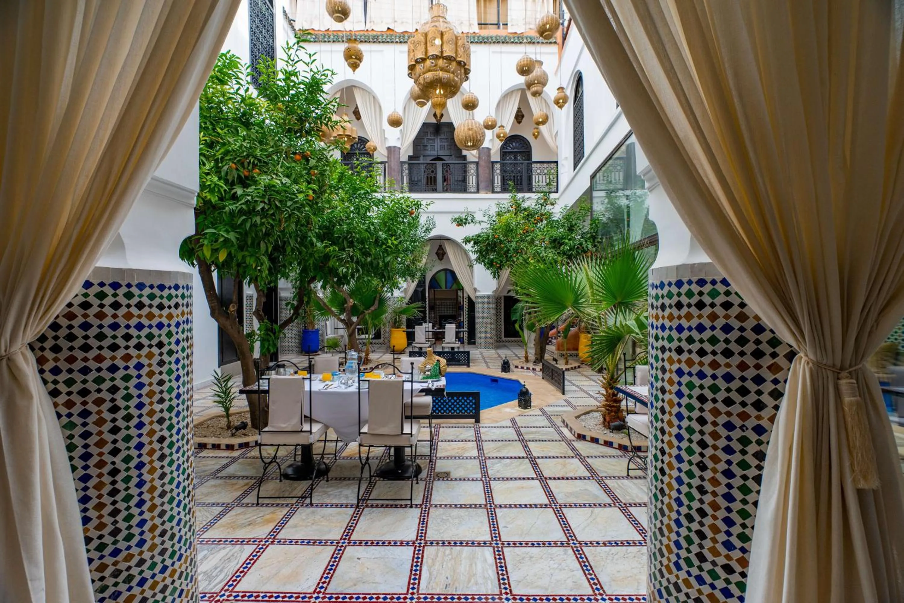 Patio in Riad Dar Dialkoum