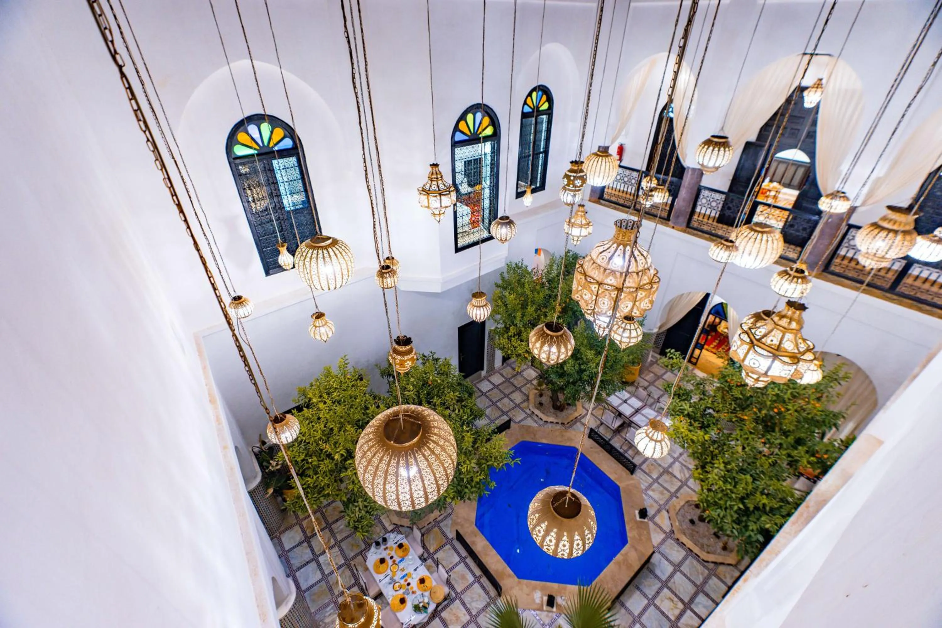 Decorative detail in Riad Dar Dialkoum