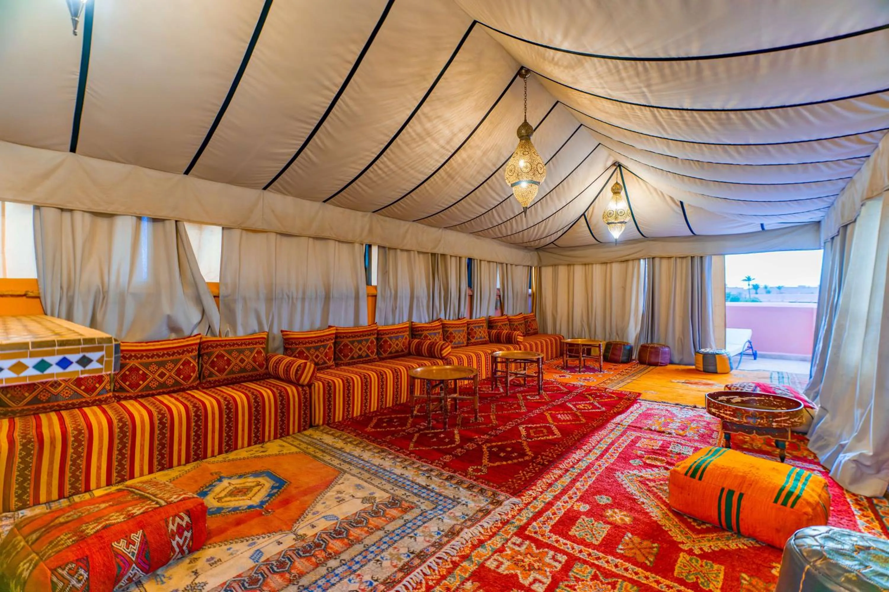 Living room in Riad Dar Dialkoum