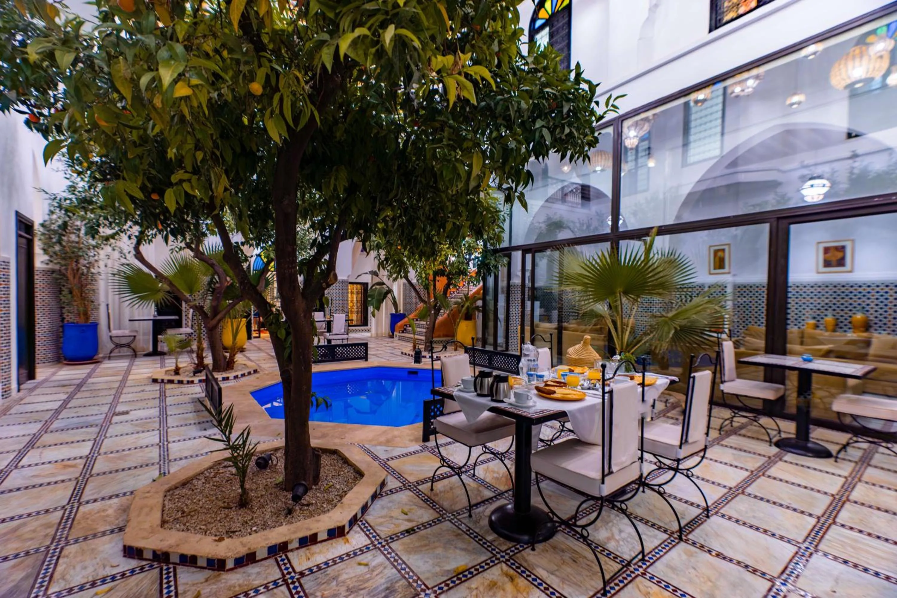 Patio in Riad Dar Dialkoum