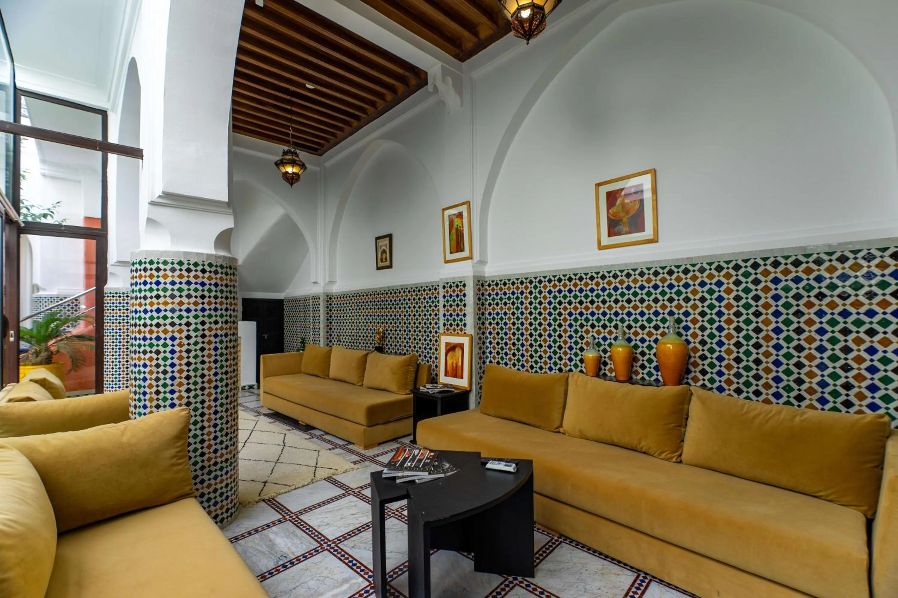 Living room in Riad Dar Dialkoum