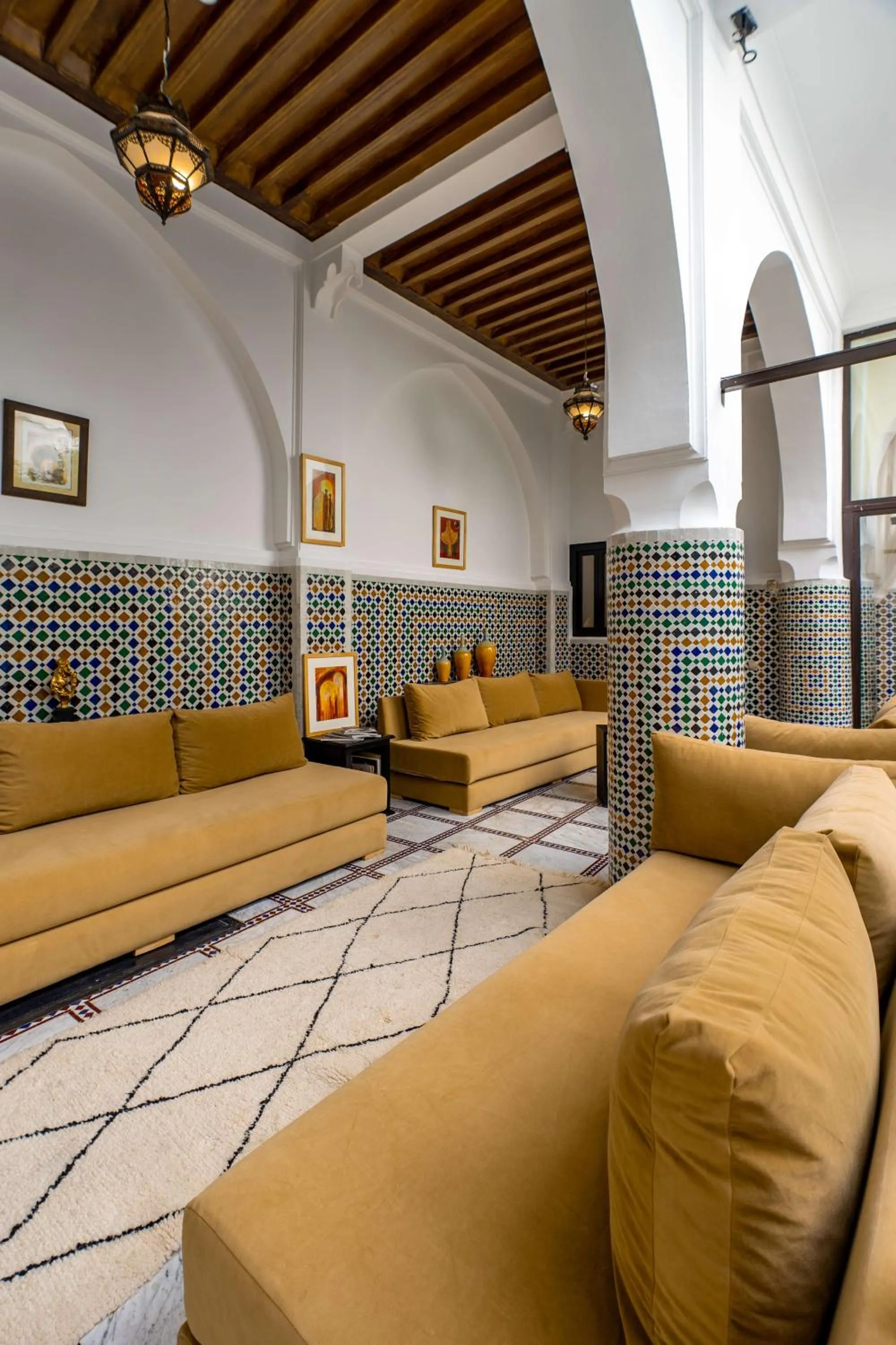Living room in Riad Dar Dialkoum