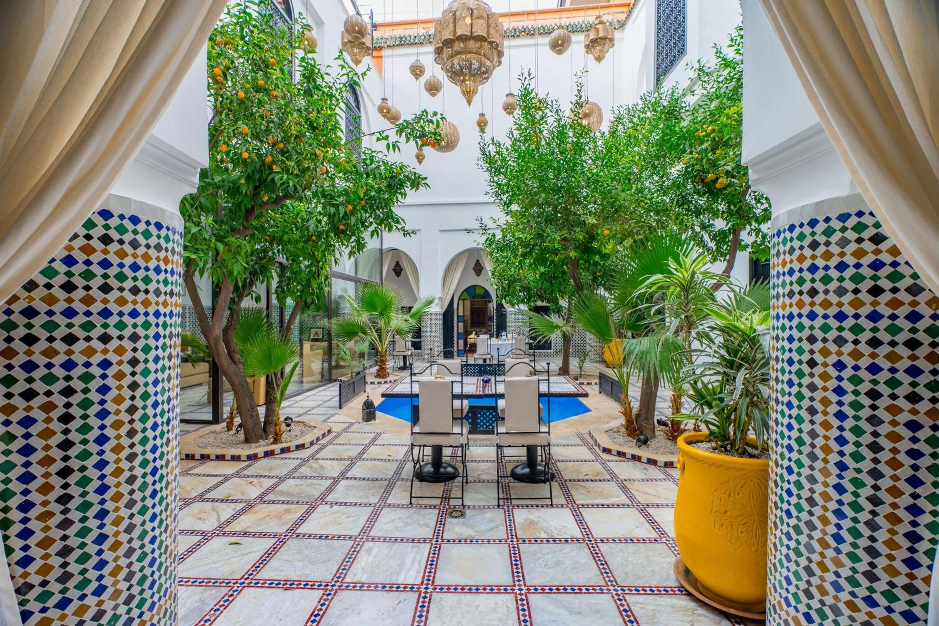 Patio in Riad Dar Dialkoum