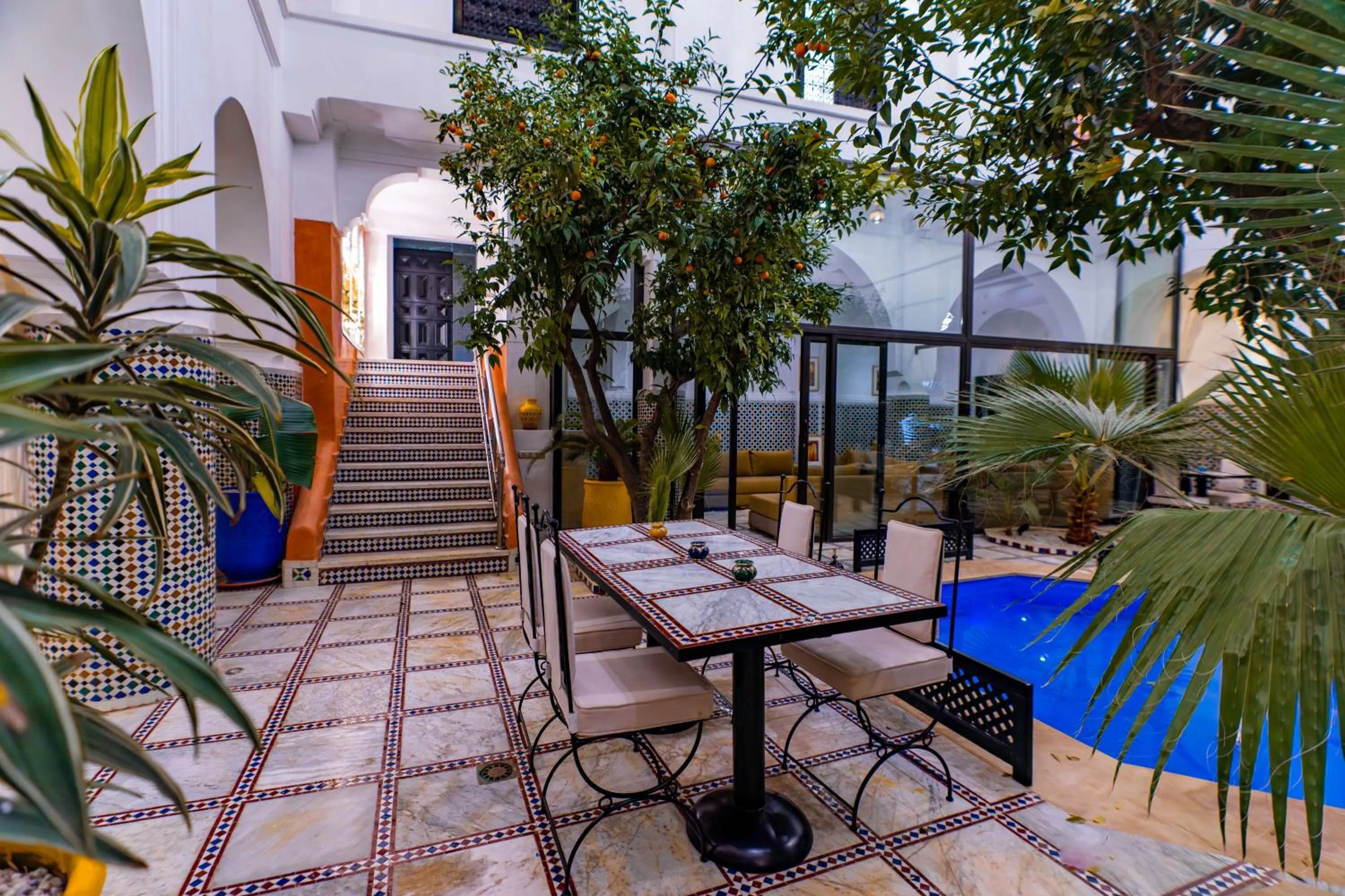 Patio in Riad Dar Dialkoum
