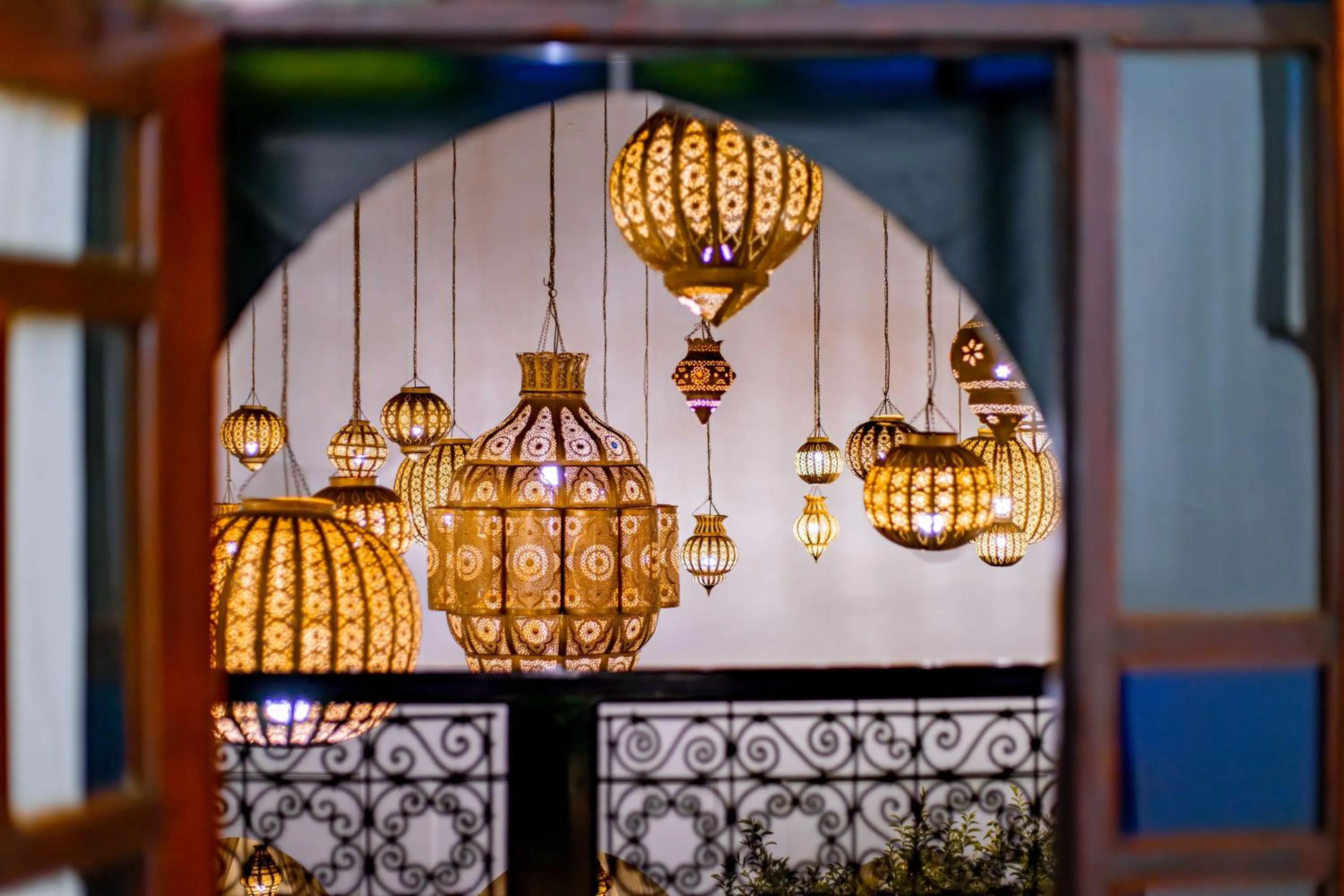 Bedroom in Riad Dar Dialkoum
