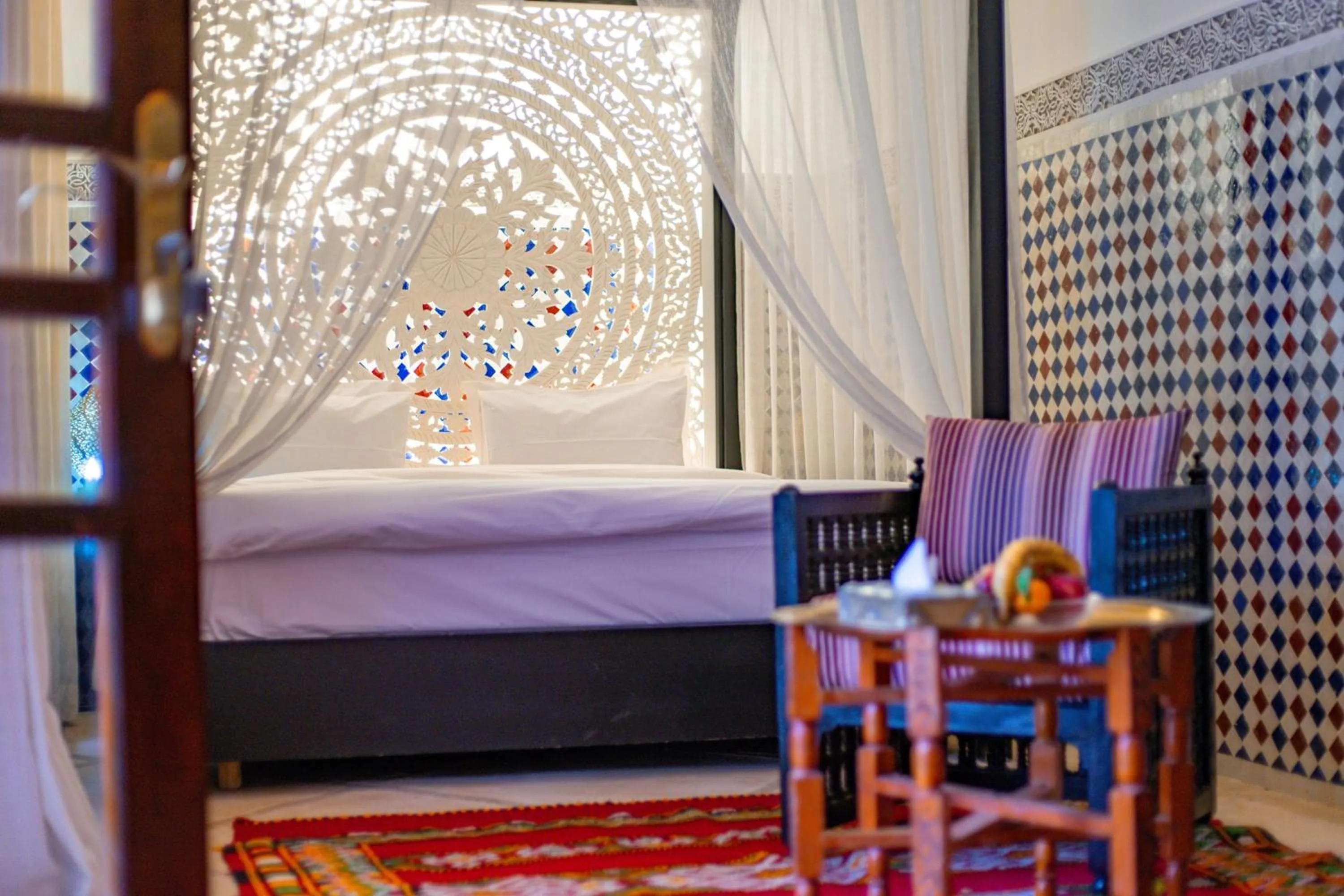 Bedroom in Riad Dar Dialkoum