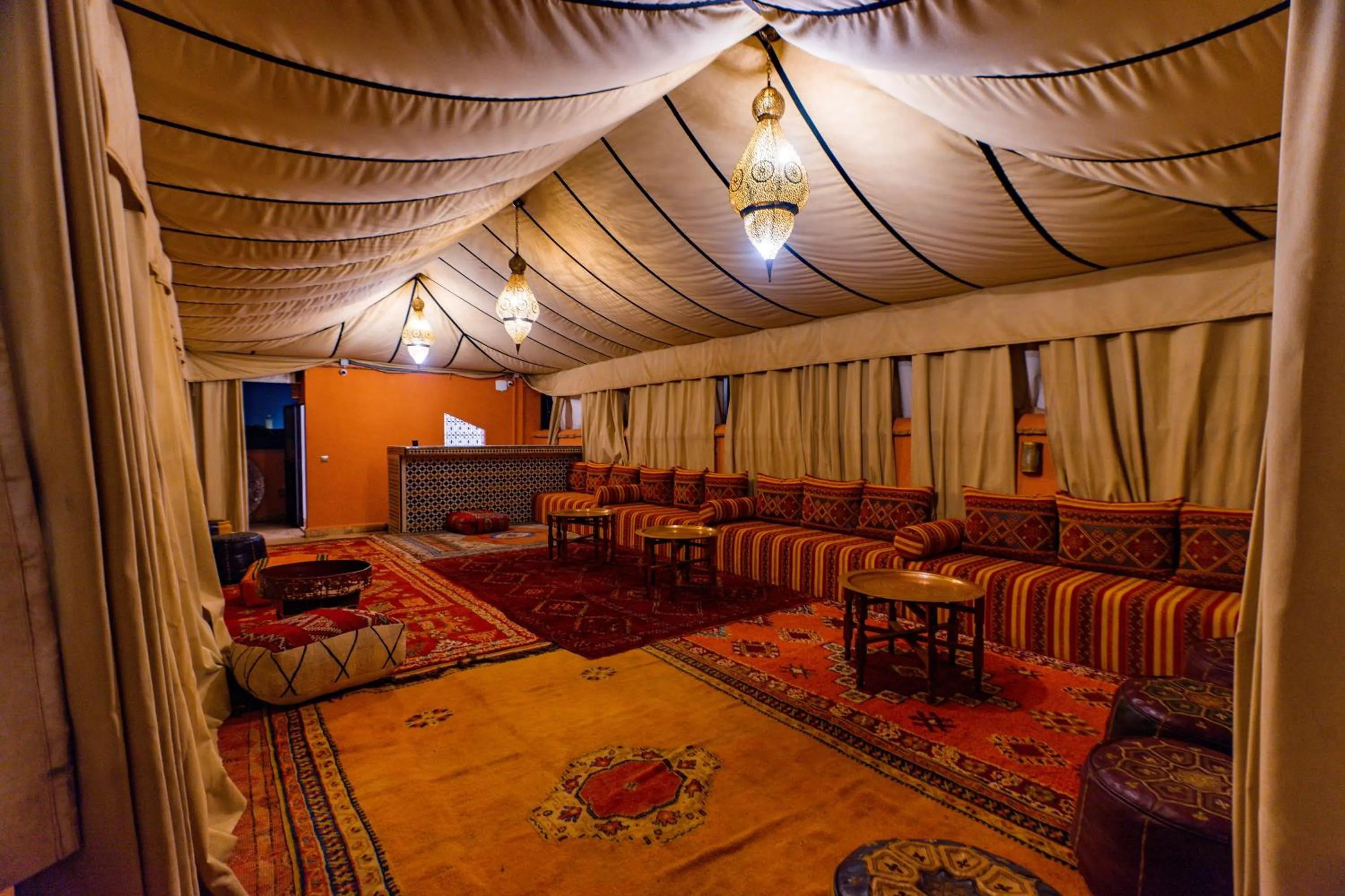 Living room in Riad Dar Dialkoum