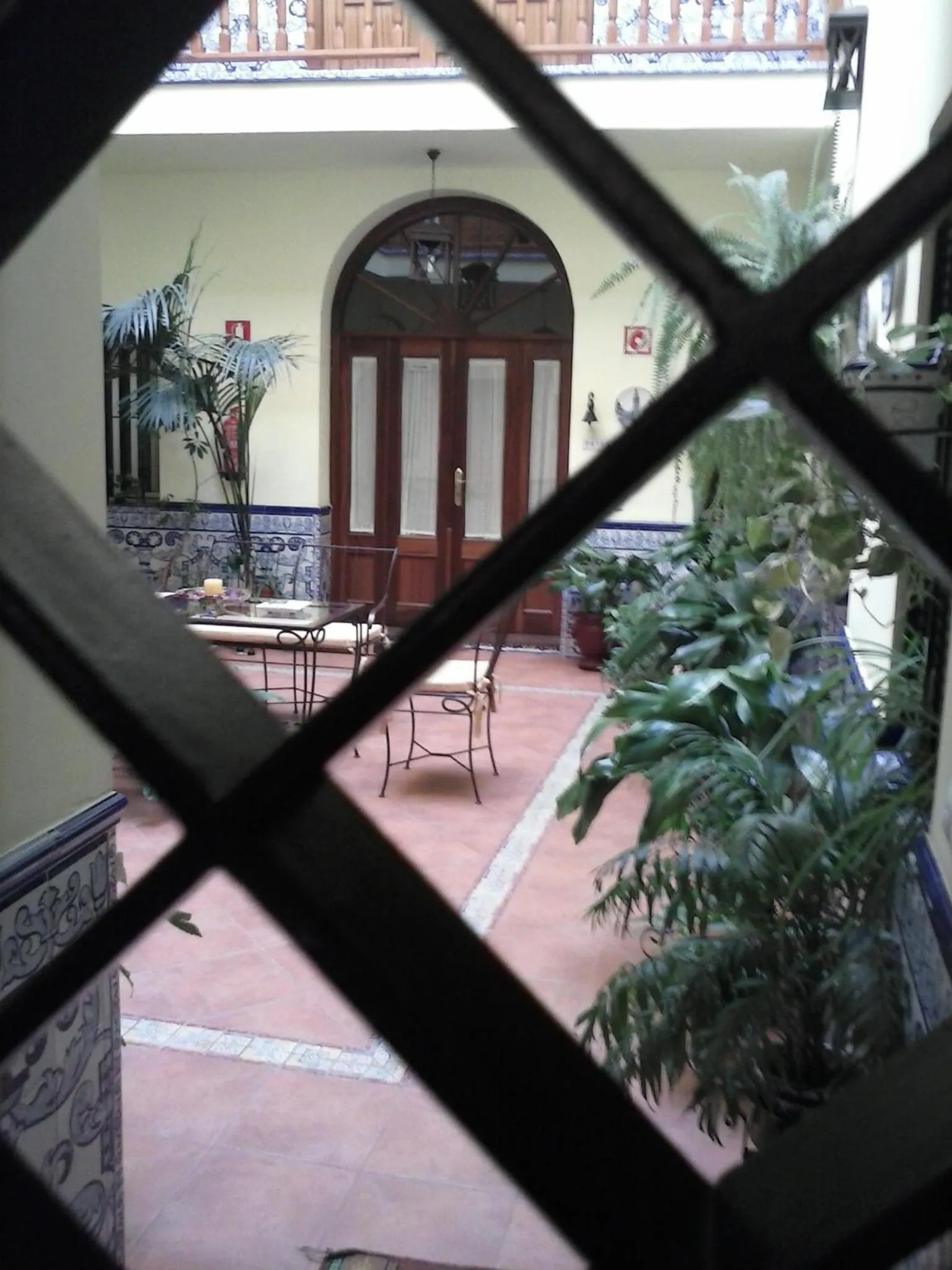 Patio in Pension Doña Trinidad