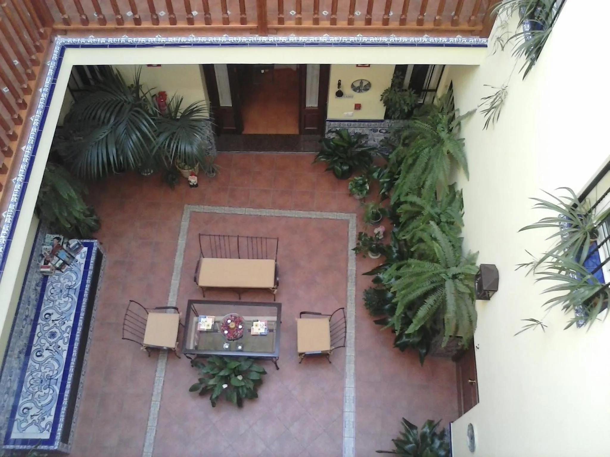Patio in Pension Doña Trinidad
