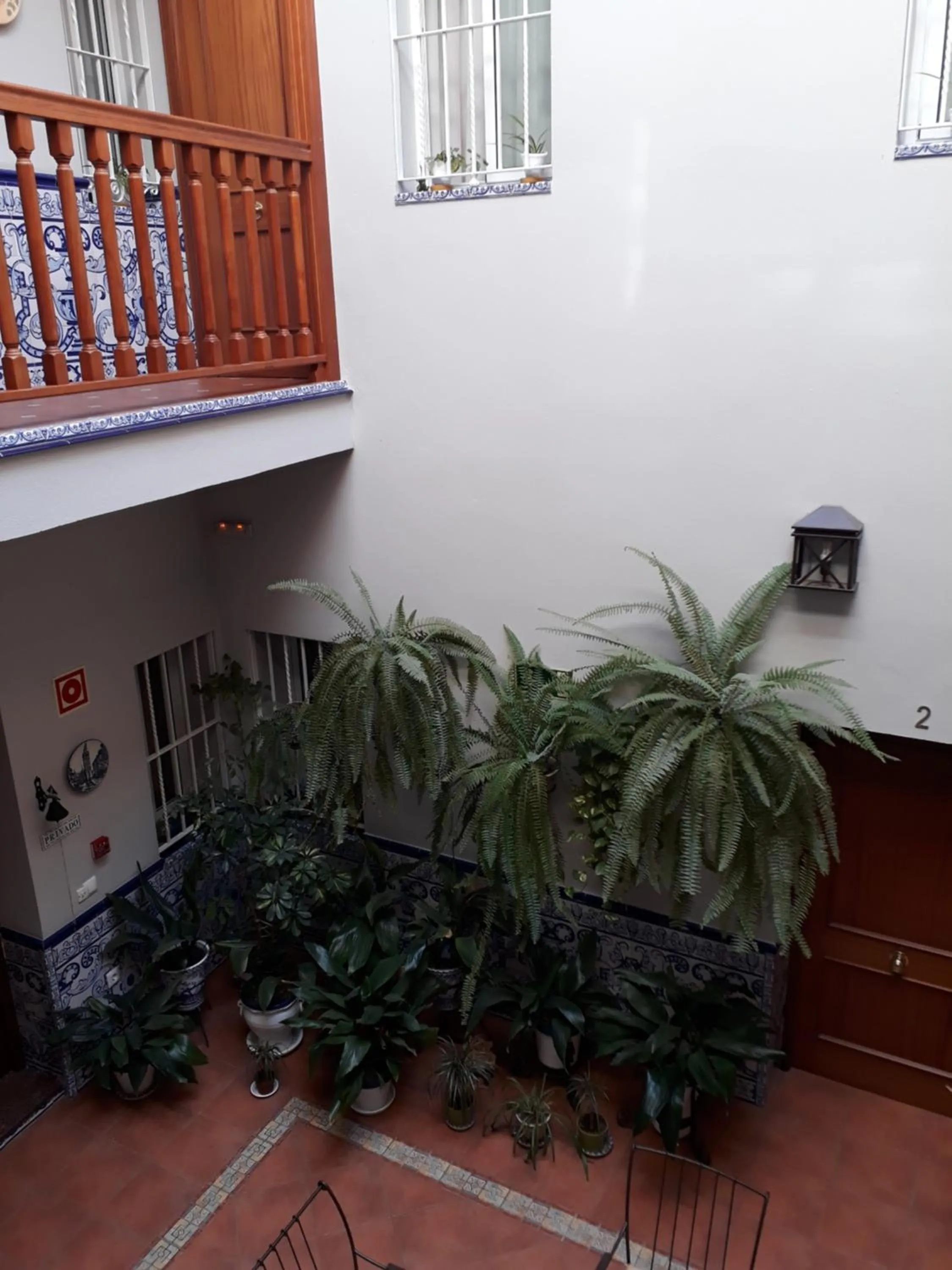 Patio in Pension Doña Trinidad