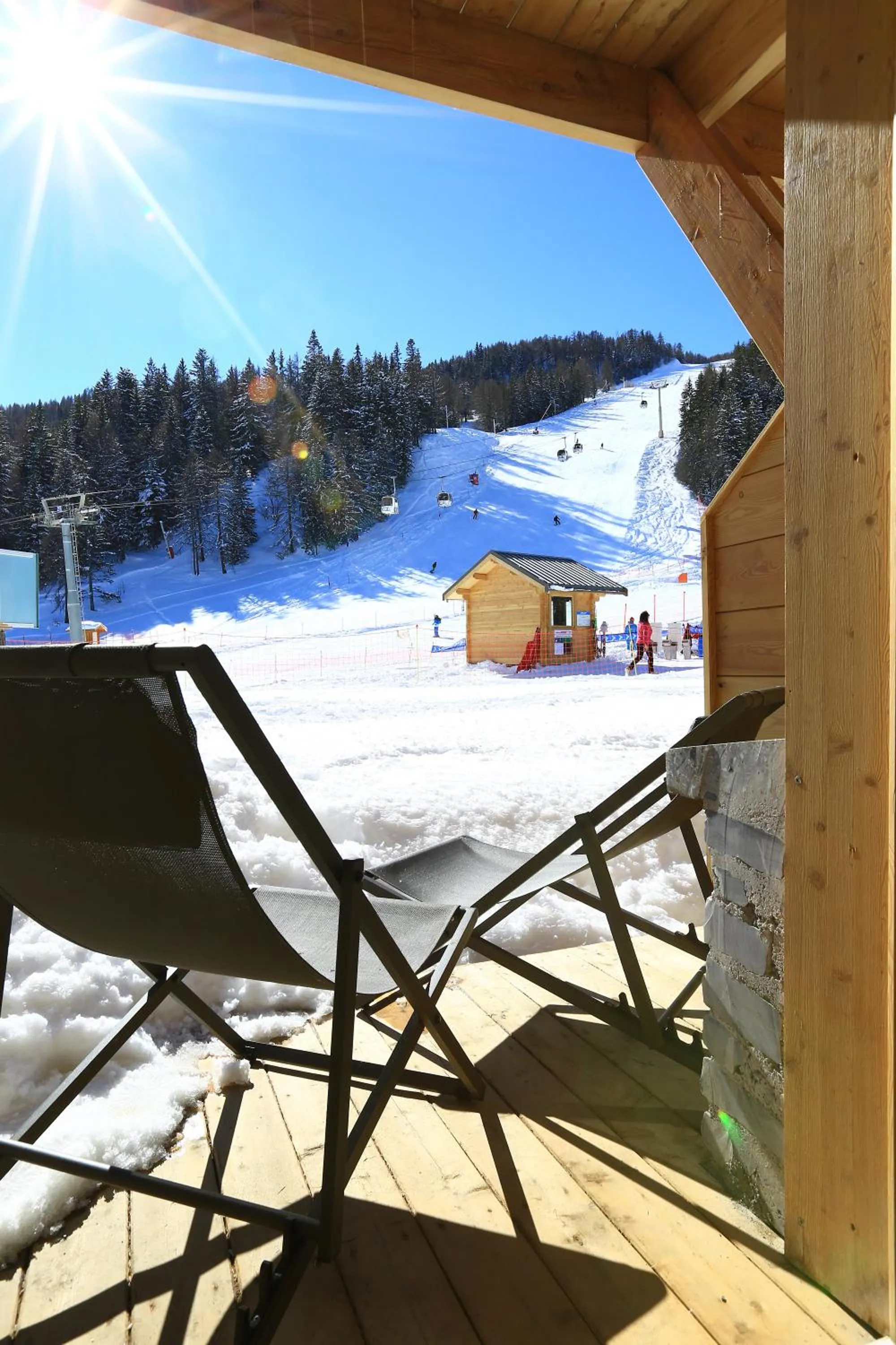 Patio in Marmotel & Spa