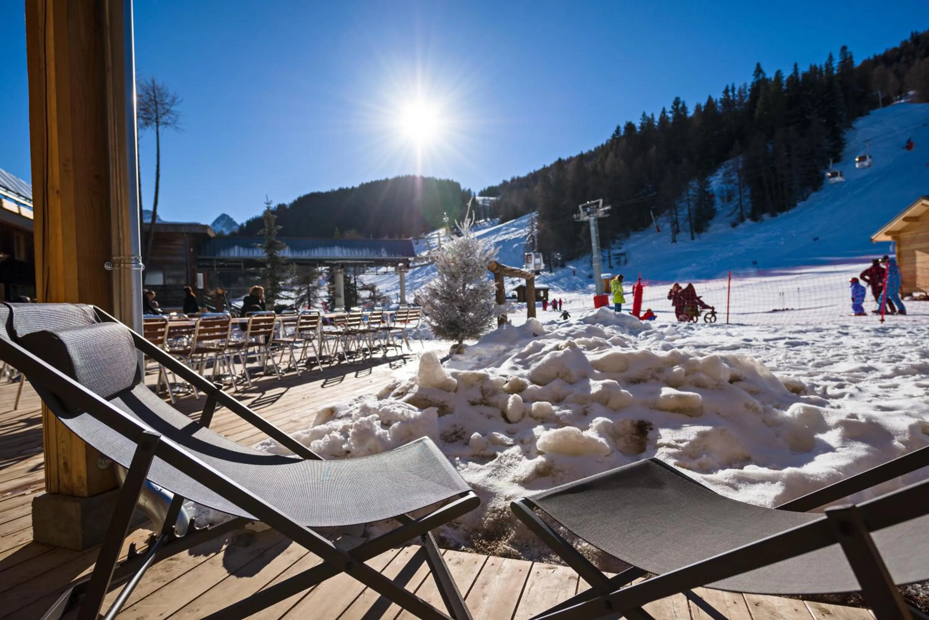 Patio in Marmotel & Spa