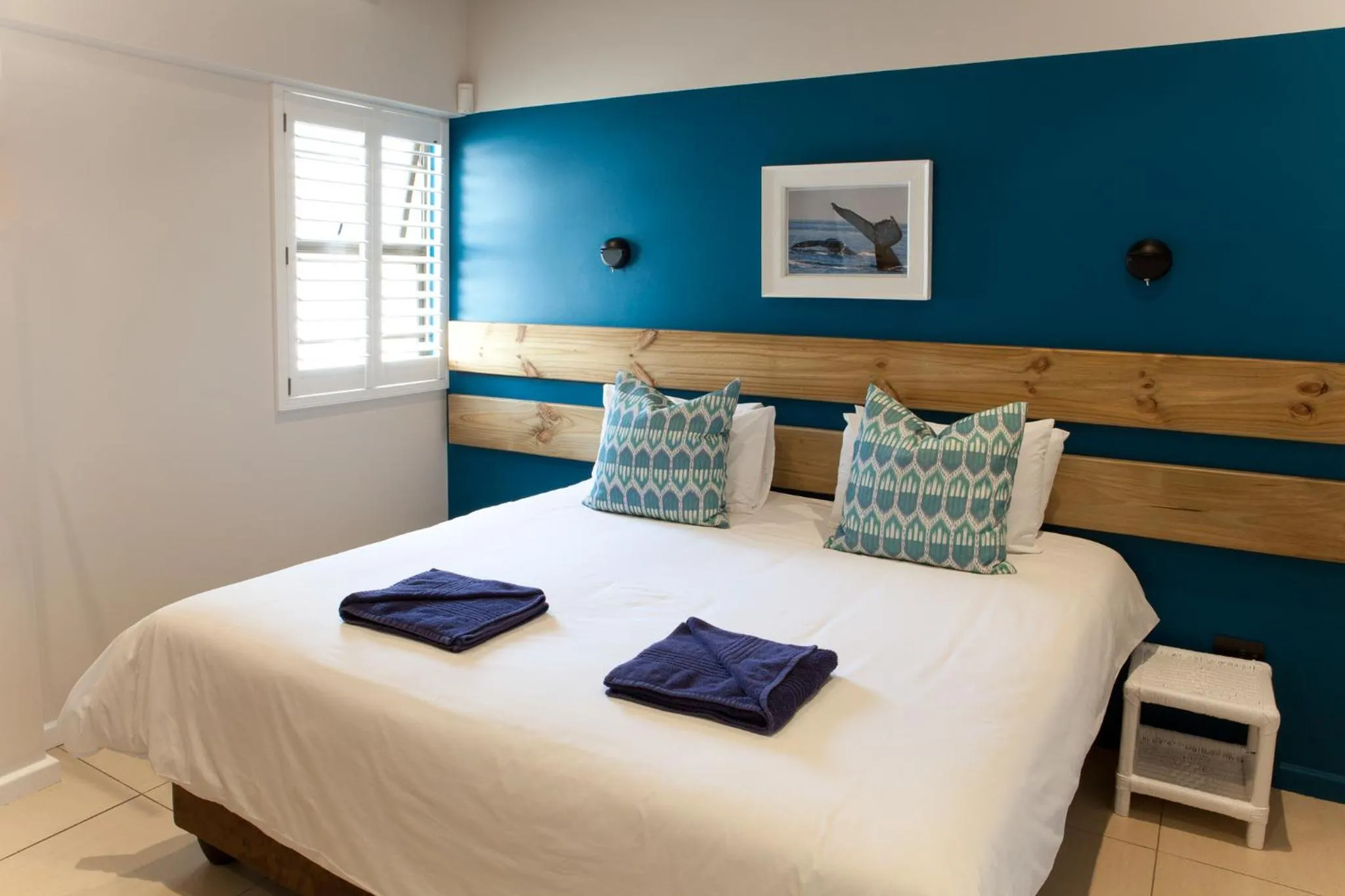 Bedroom, Bed in Plett Beachfront Accommodation