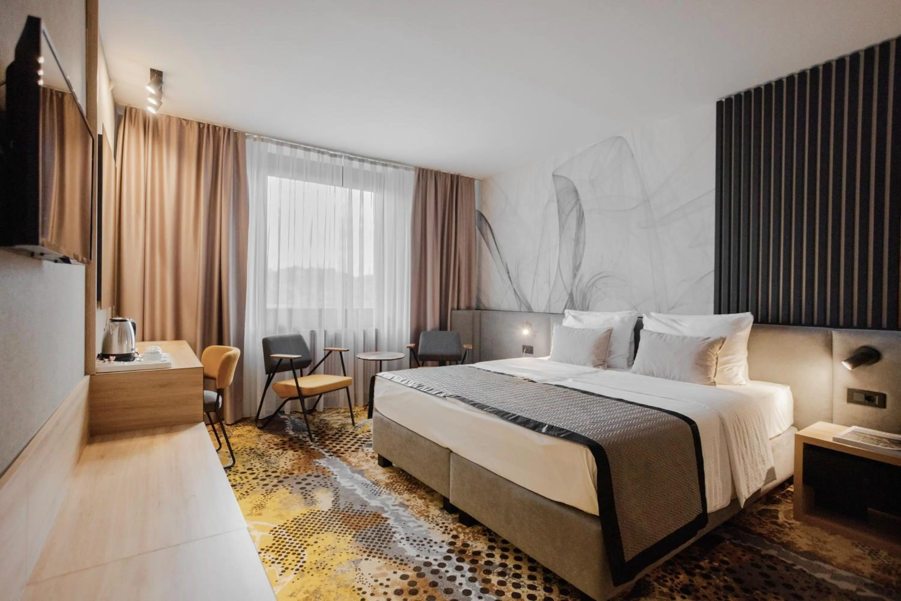 Bed in Hotel Holiday