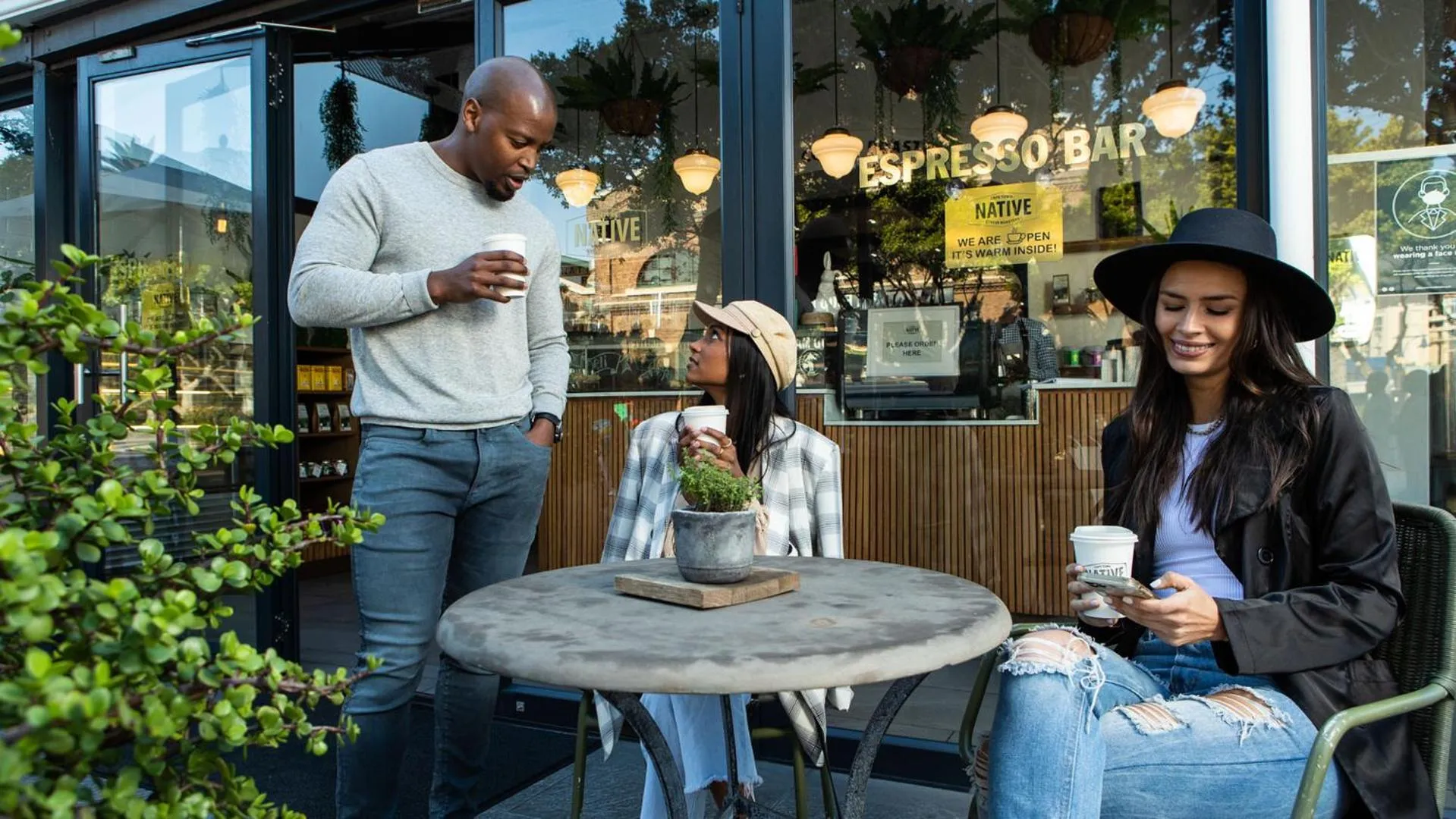 People in Victoria & Alfred Hotel by NEWMARK