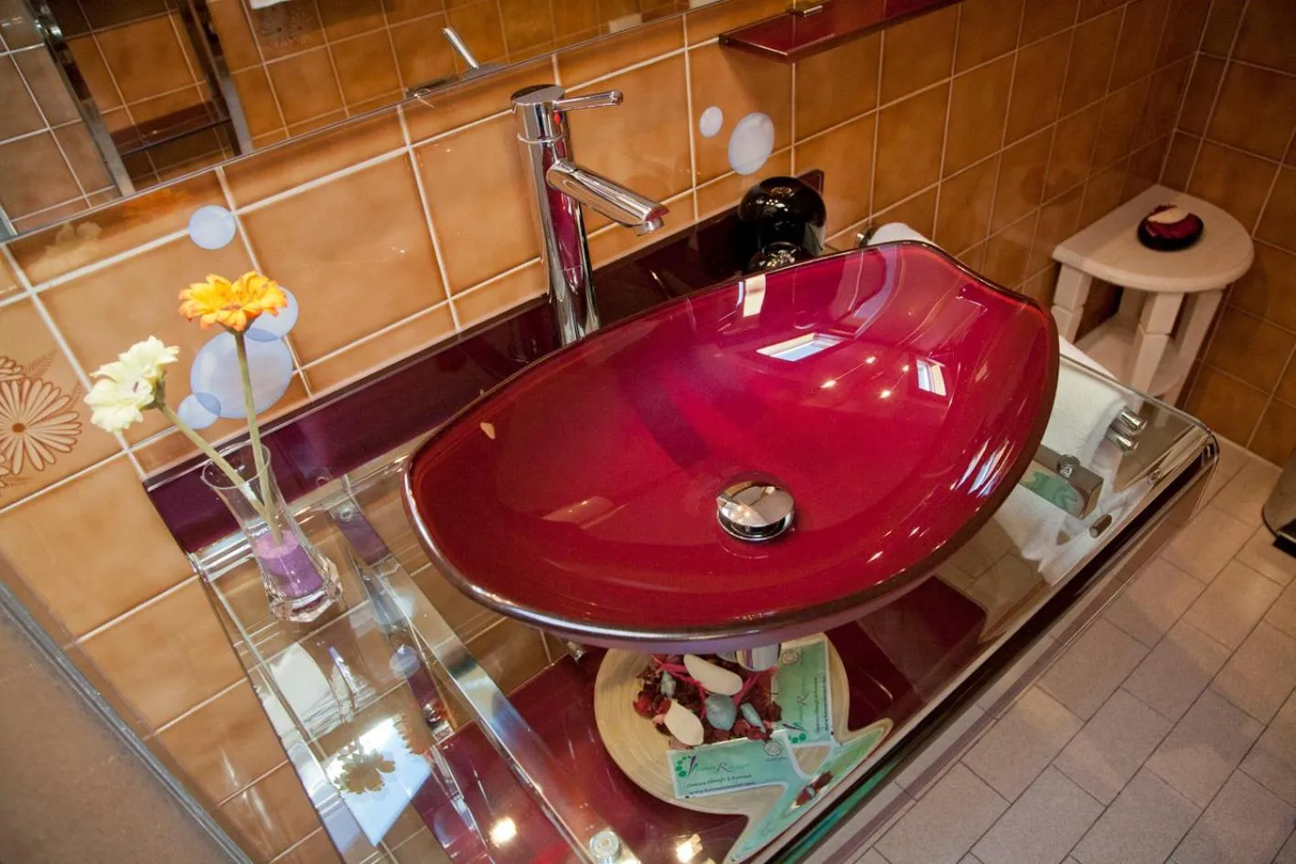 Bathroom in Albergo Ristorante La Palma