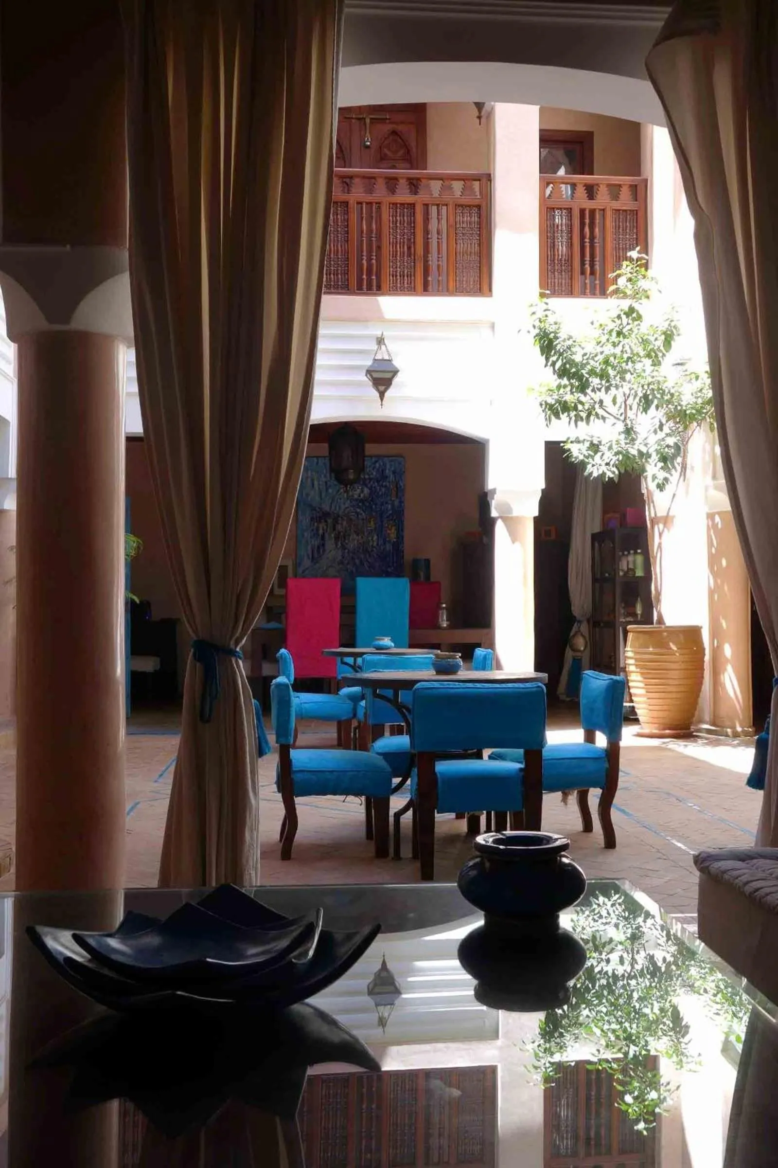 Lobby or reception in Riad Turquoise