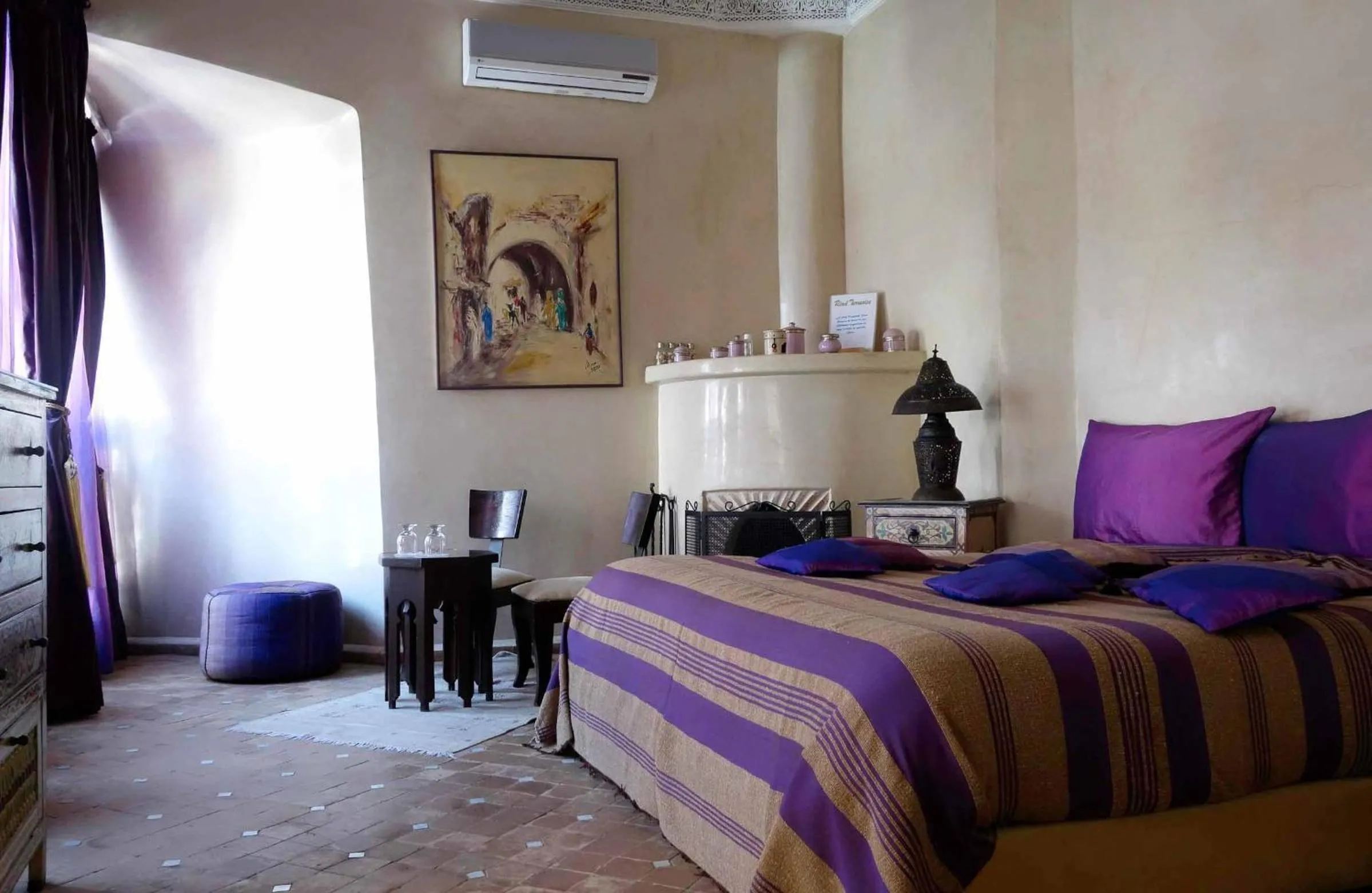 Bedroom, Bed in Riad Turquoise