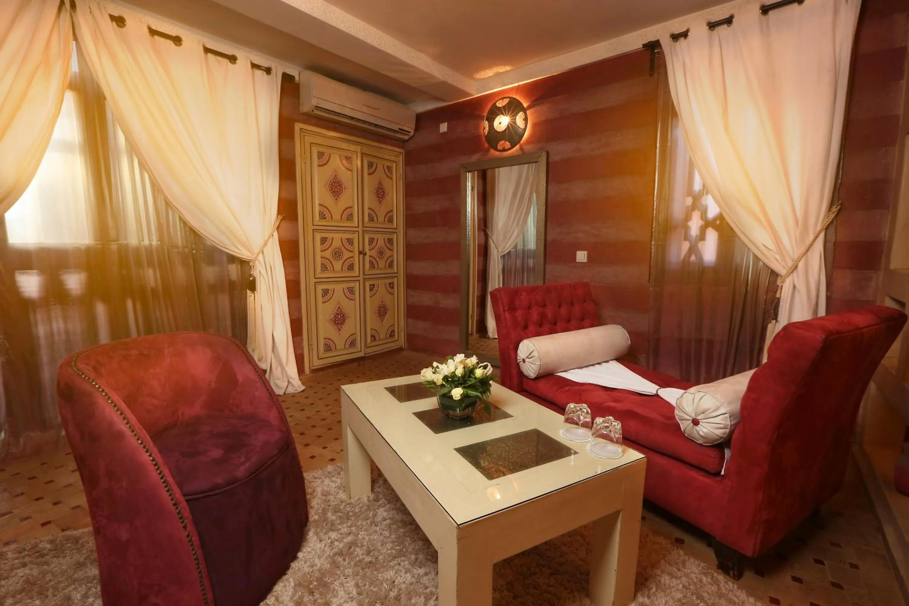 Seating area in Riad Turquoise