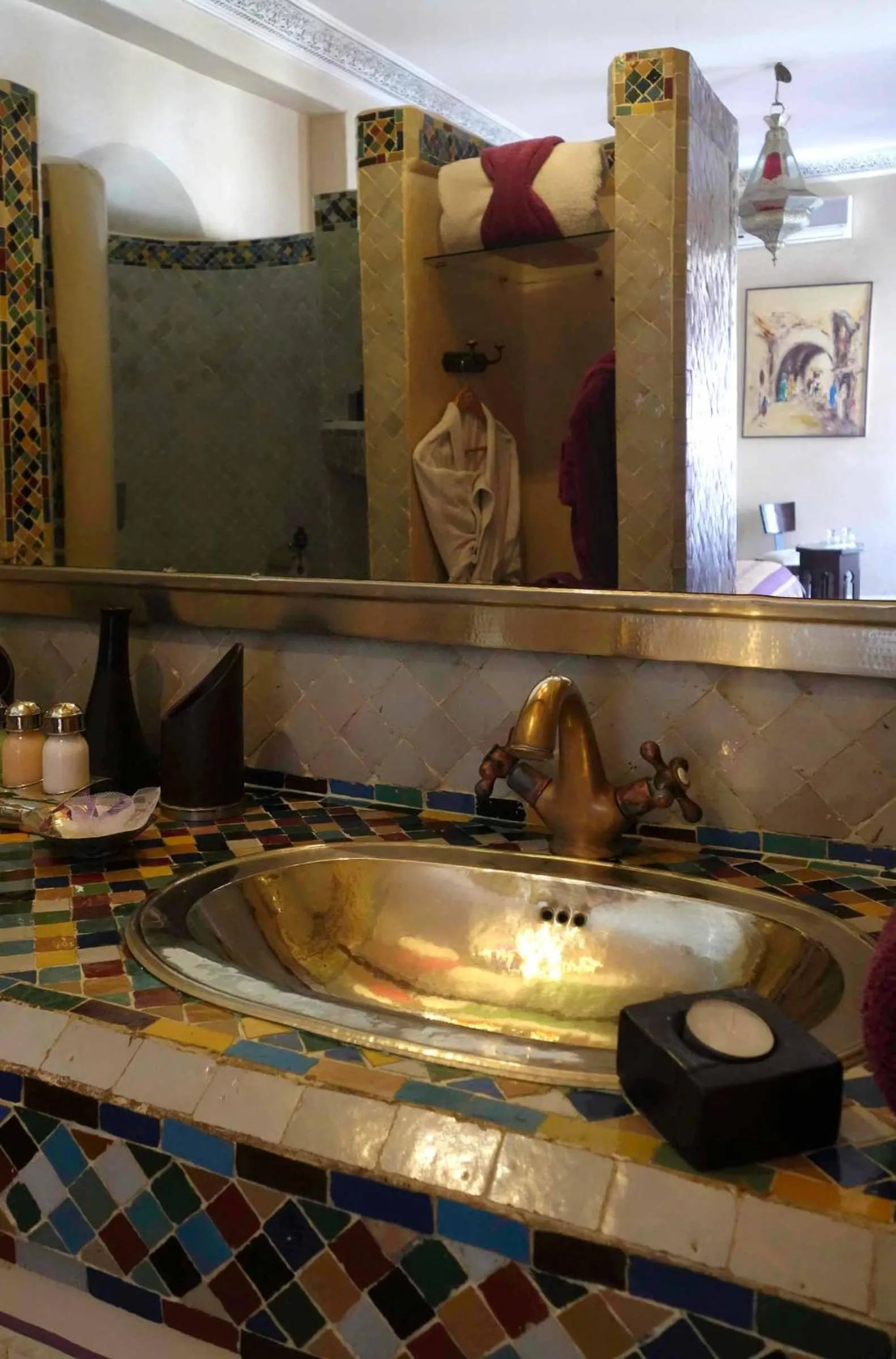 Bathroom in Riad Turquoise