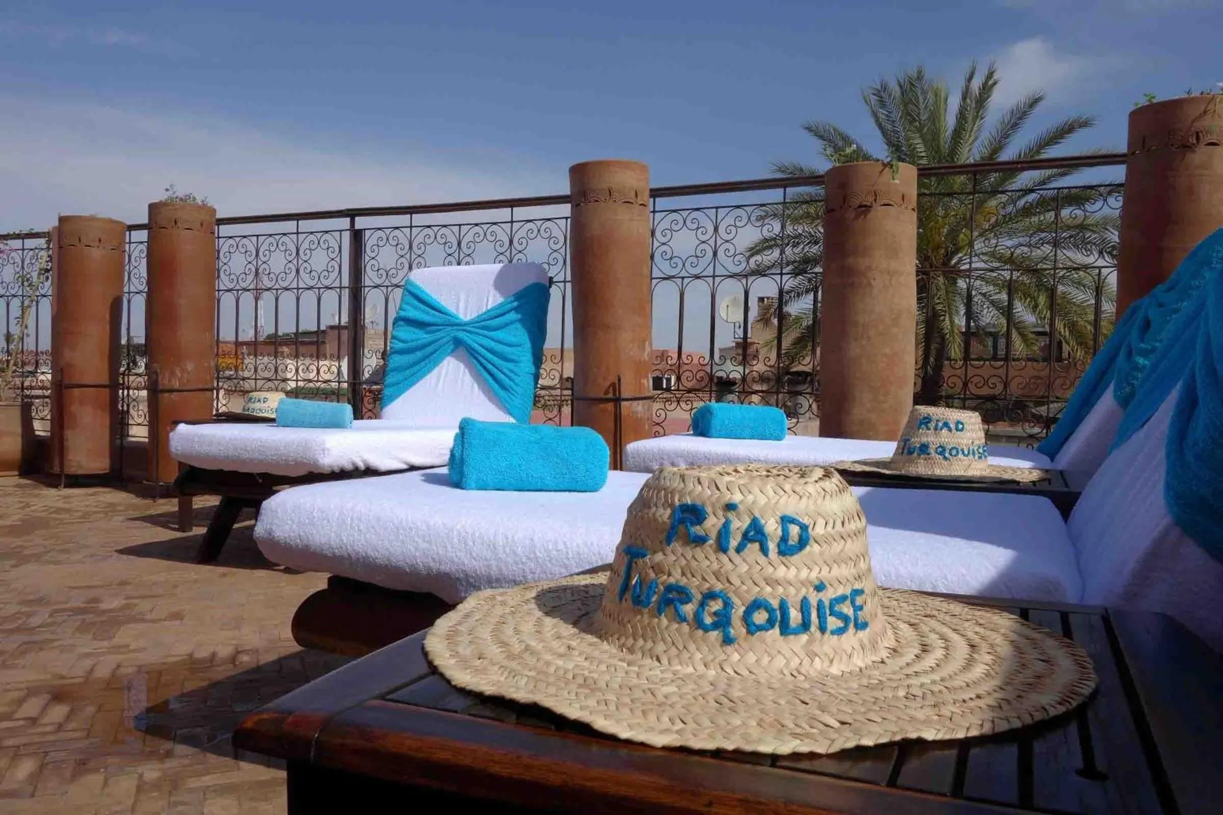 Solarium in Riad Turquoise