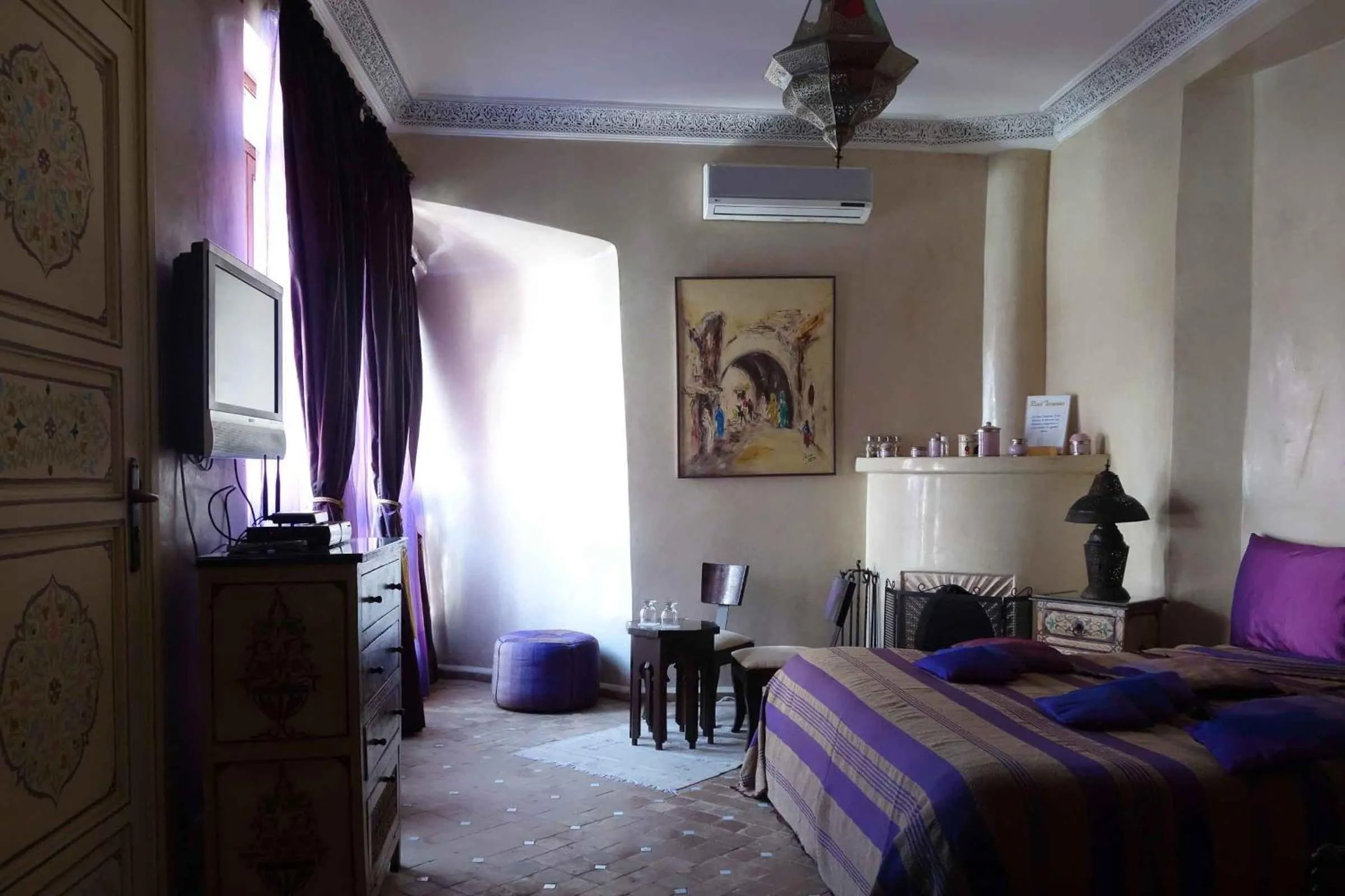 Bedroom, Bed in Riad Turquoise