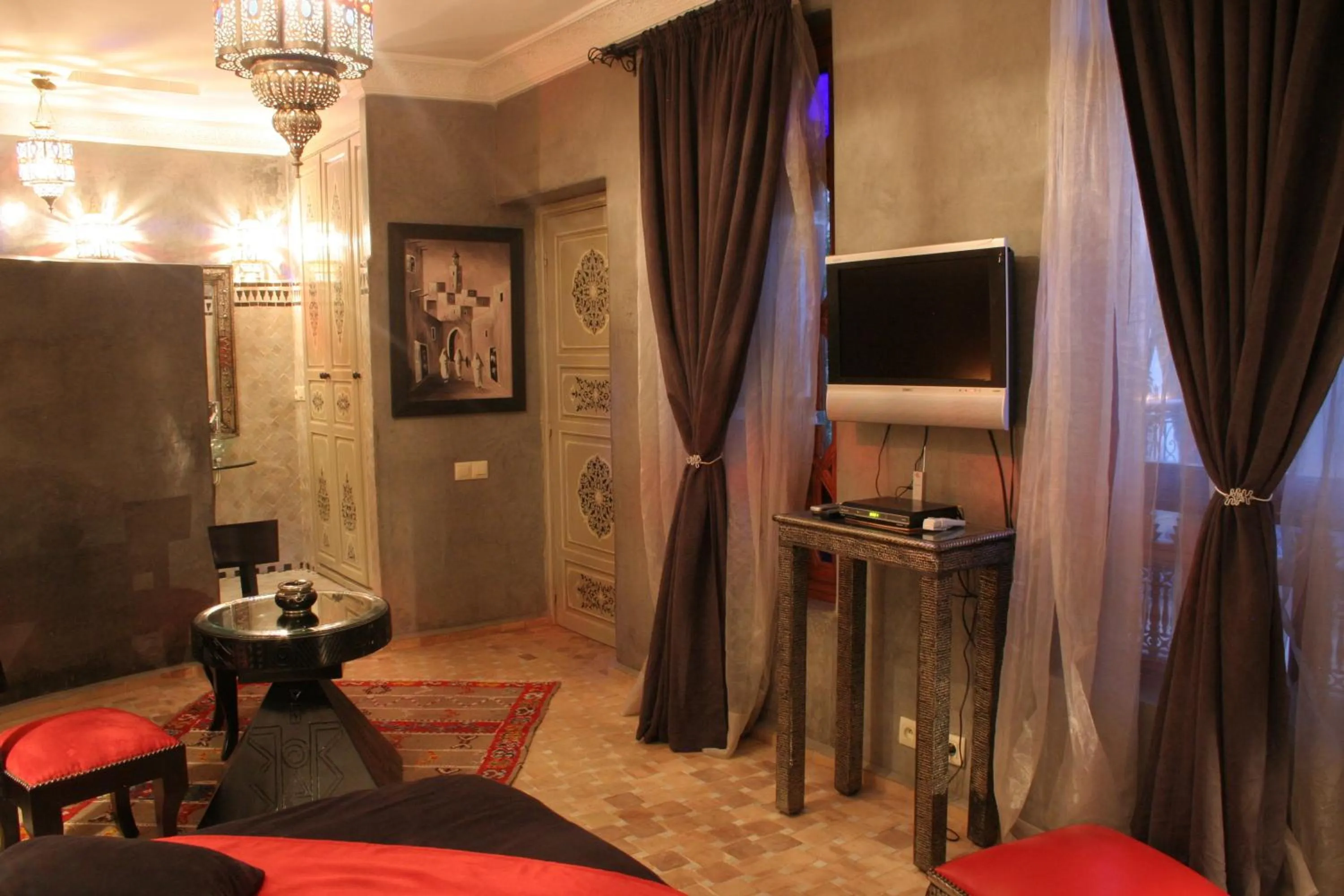 Bedroom in Riad Turquoise