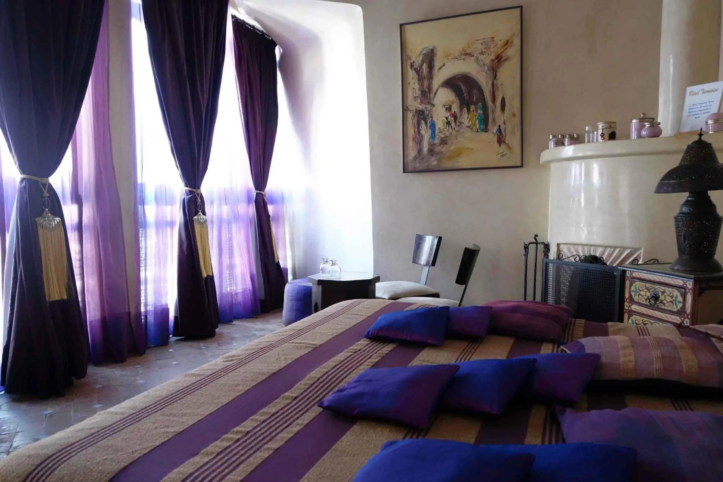 Bedroom, Bed in Riad Turquoise