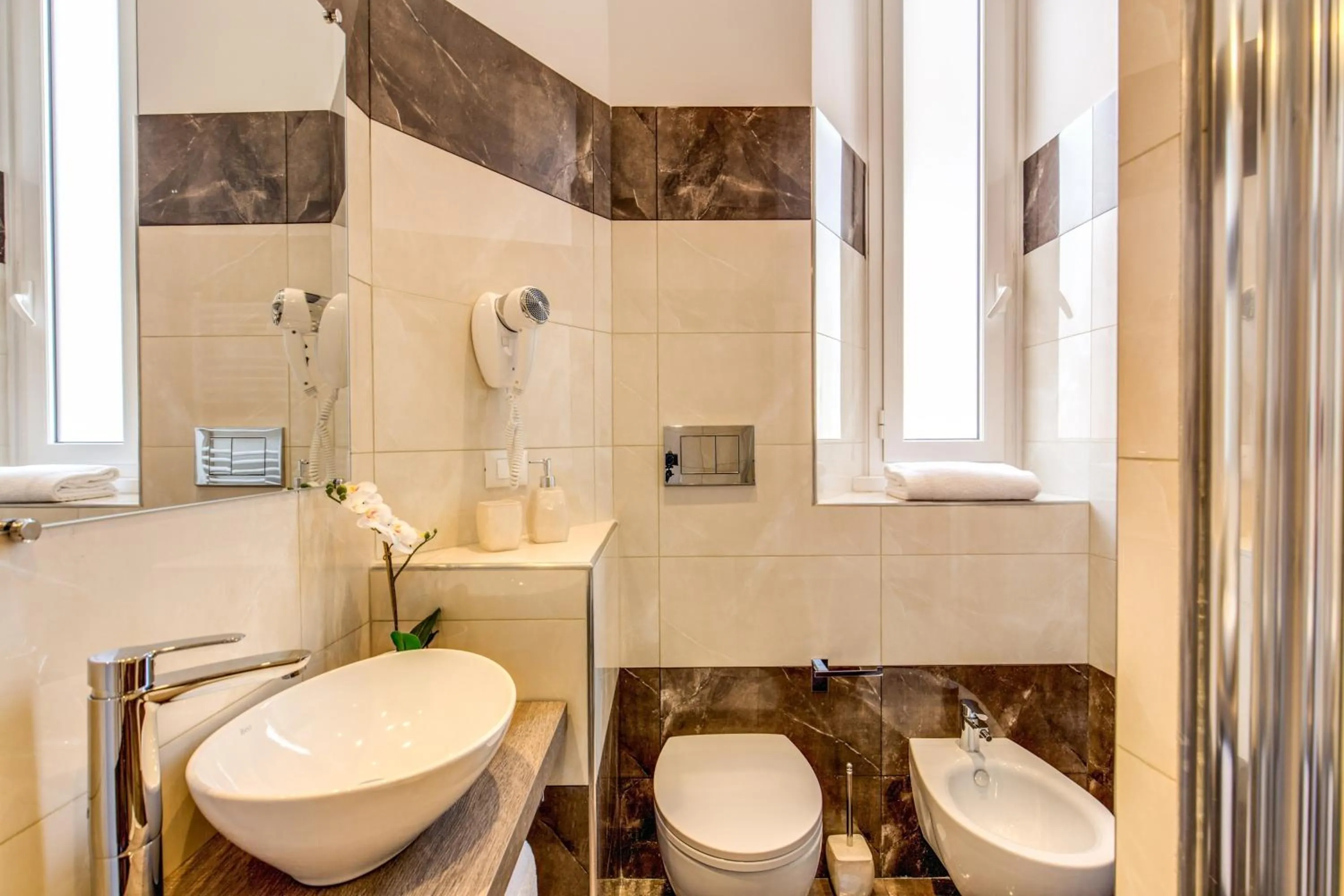 Bathroom in The Bridge Suites