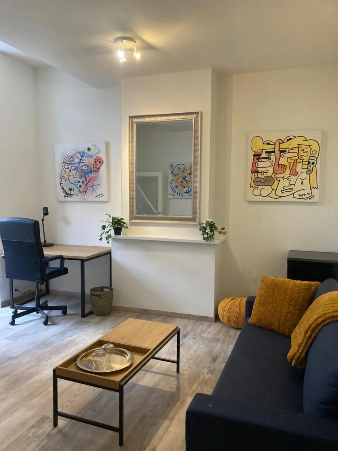 Living room in RS10 B&B Turnhout