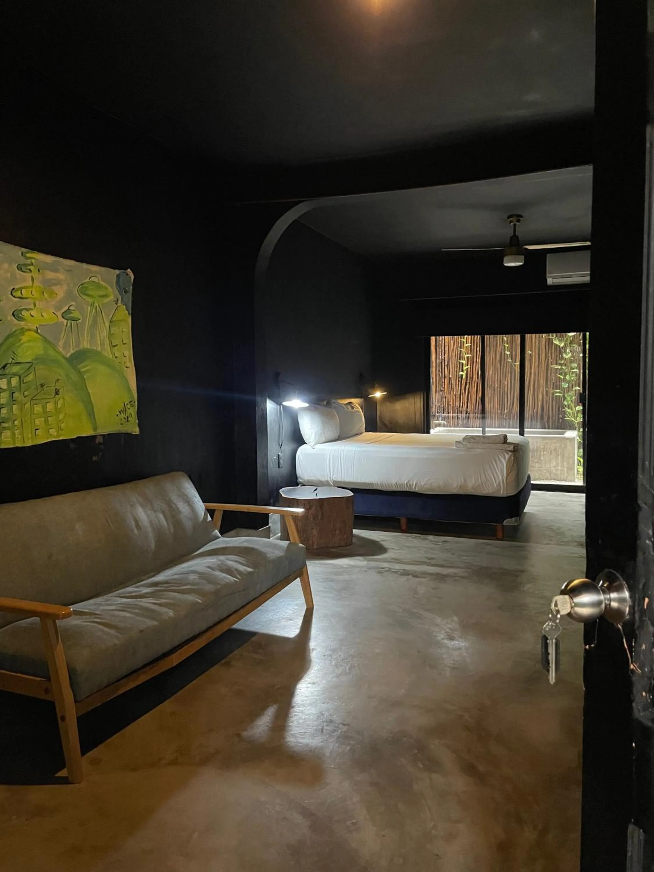 Bed in Aroma Tulum & beach club