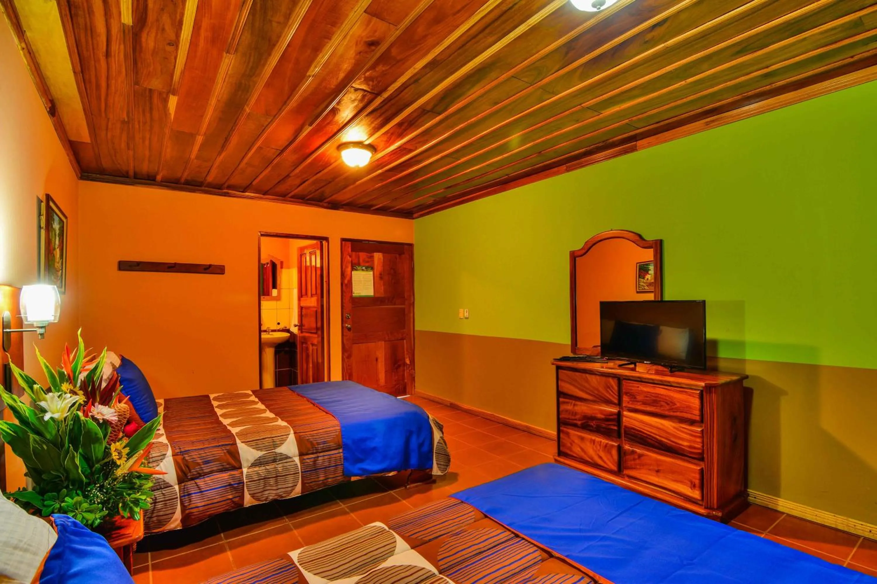 Bed in Hotel Cipreses