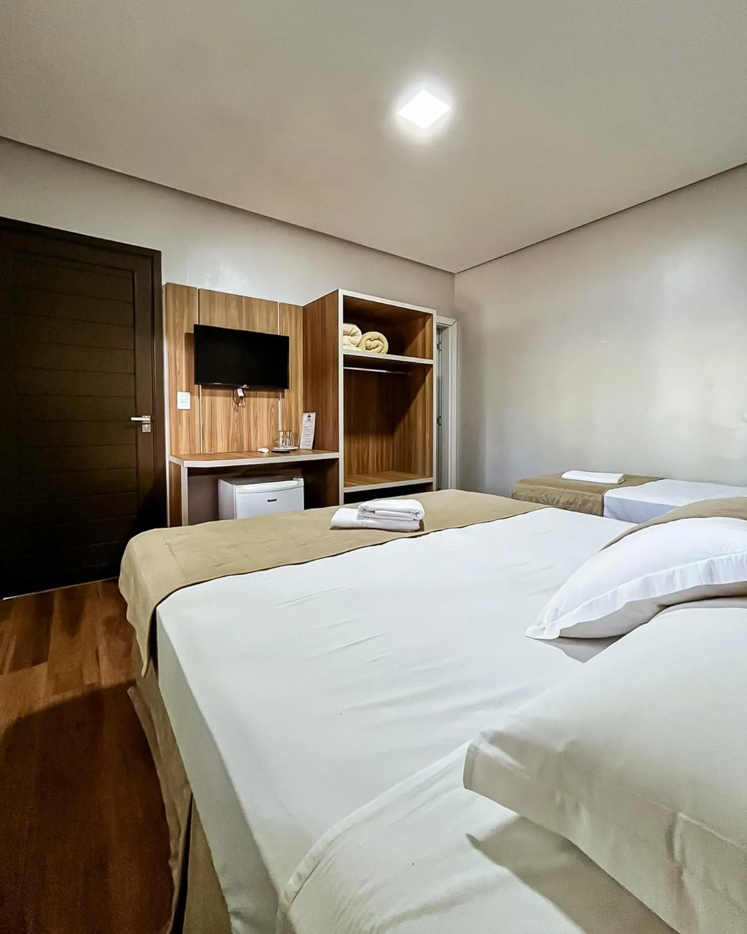 Bed in Hotel Pequeno Bosque