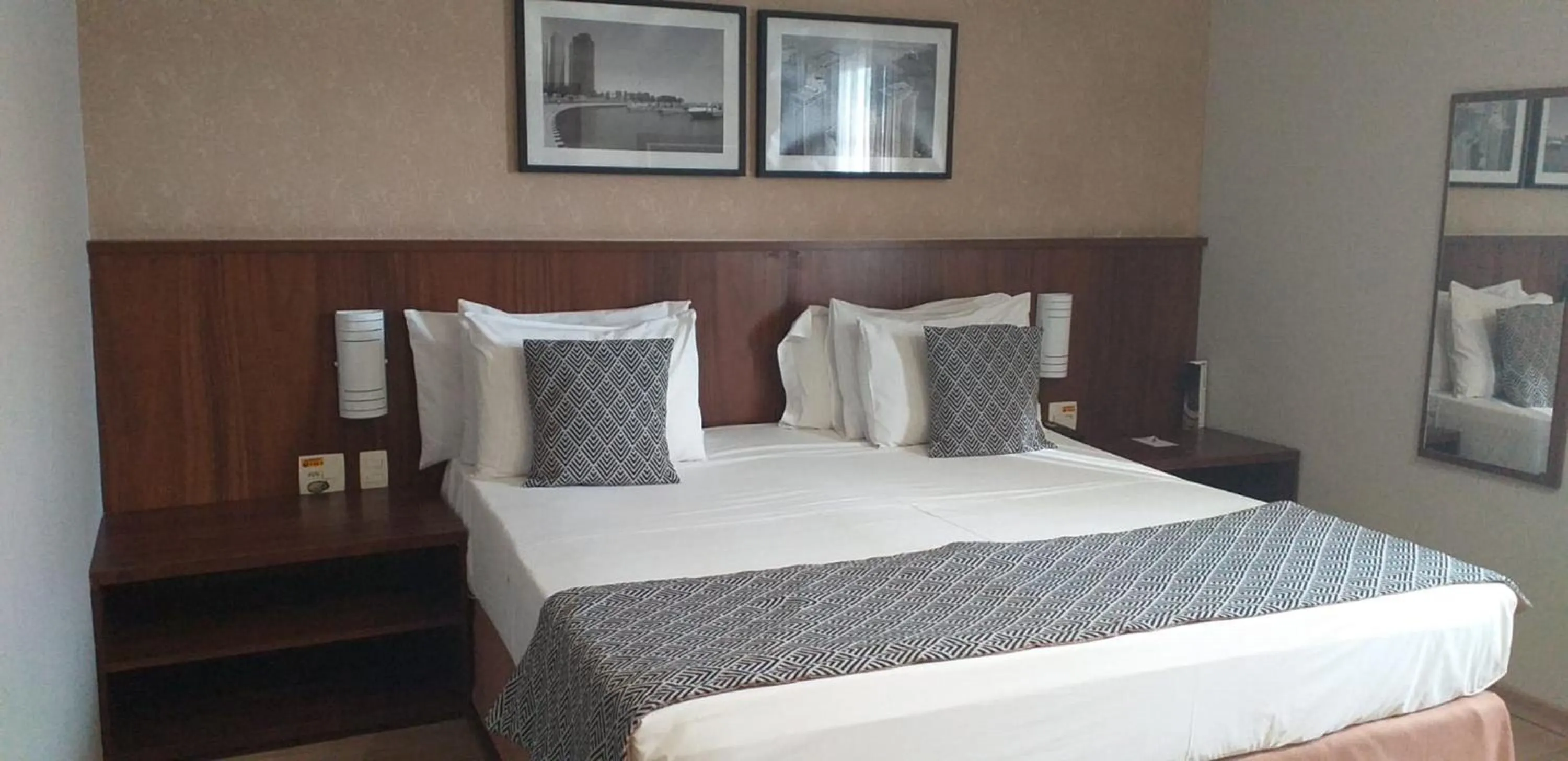 Bedroom, Bed in Class Hotel Varginha