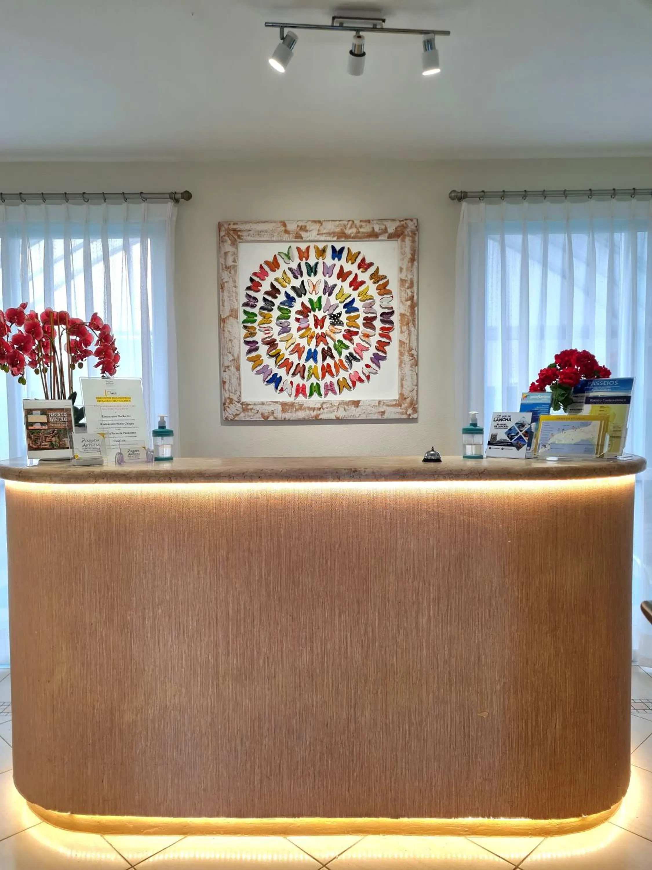 Lobby or reception in Belle Arti Pousada