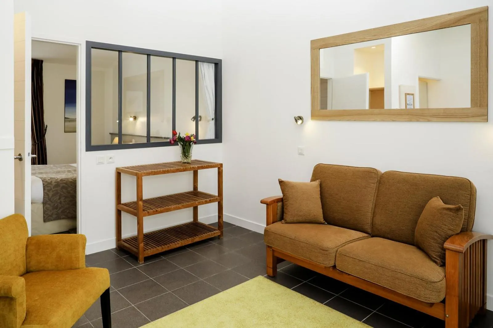 Living room in Hôtel Les Vignes de la Chapelle, "The Originals Relais"