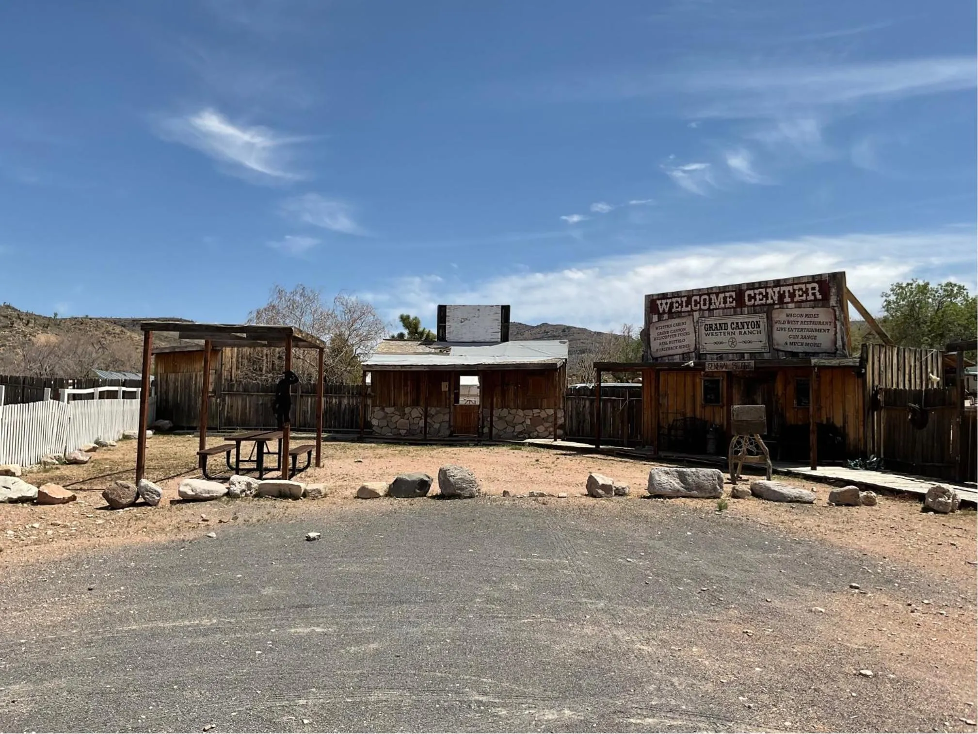 Facade/entrance in Grand Canyon Western Ranch