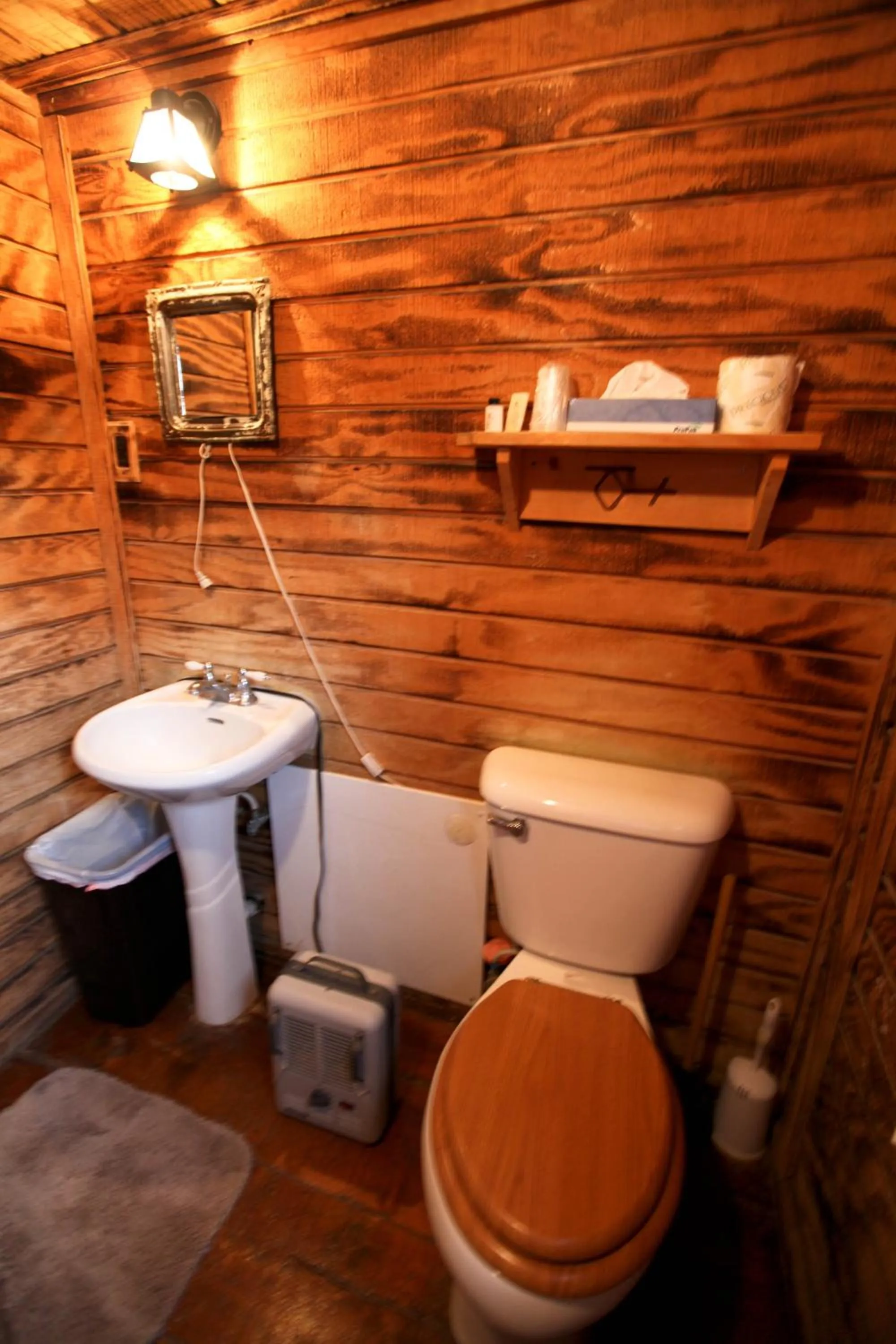 Toilet in Grand Canyon Western Ranch