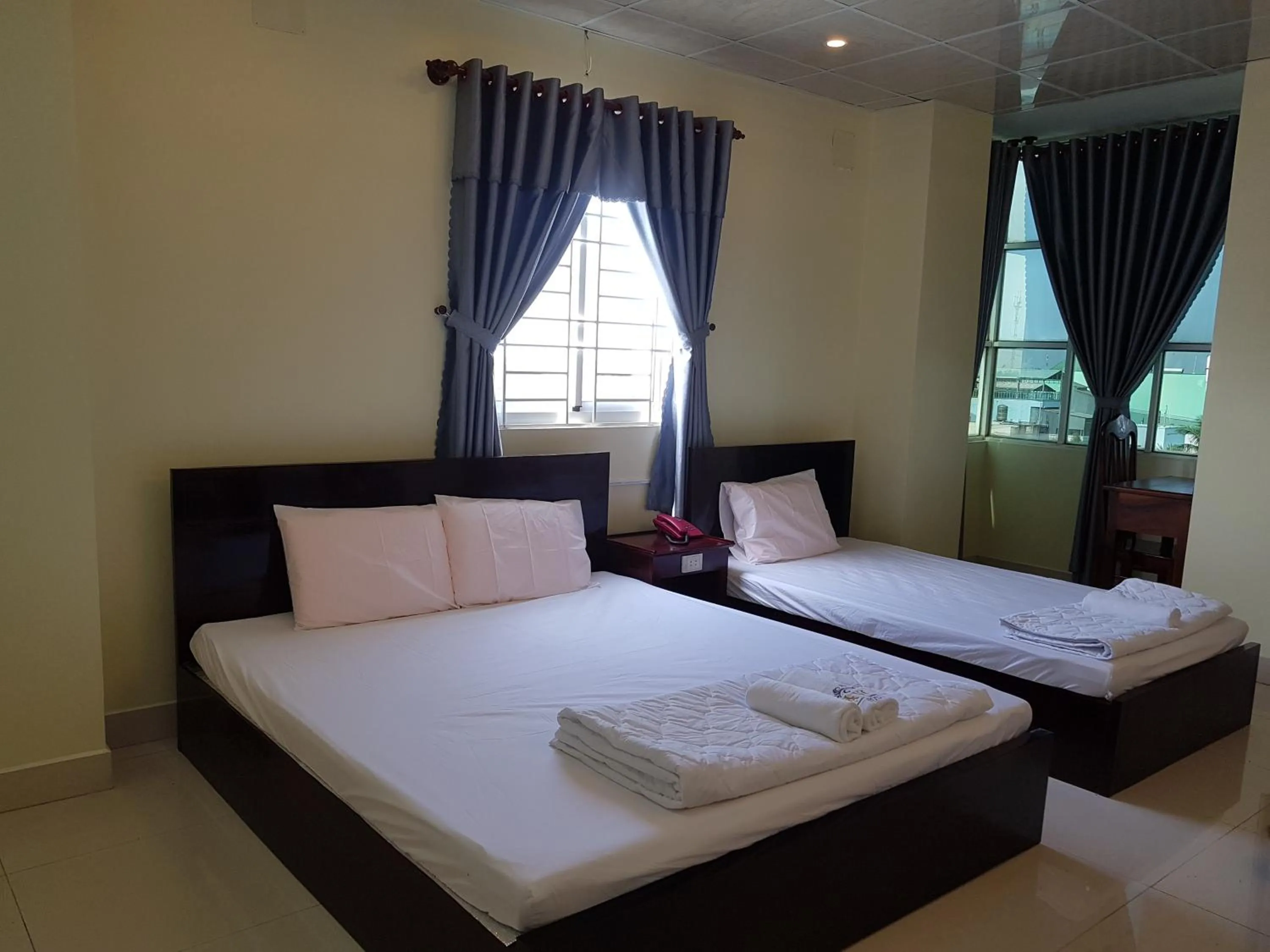Bed in Hostel Đặng Lợi ホステルダンロイ
